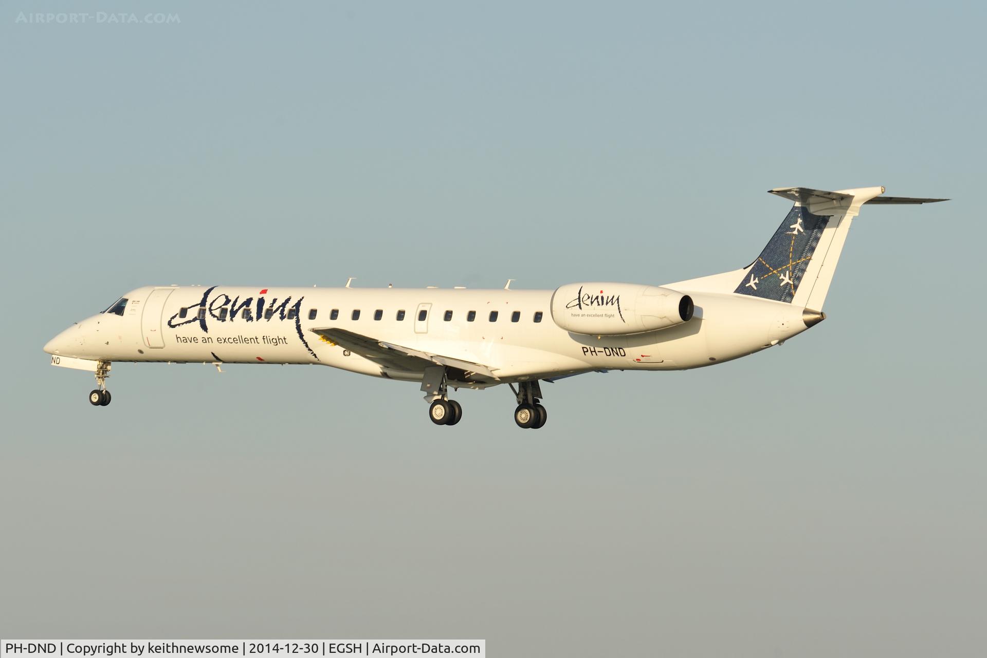 PH-DND, 2001 Embraer EMB-145MP (ERJ-145MP) C/N 145406, Morning Arrival.