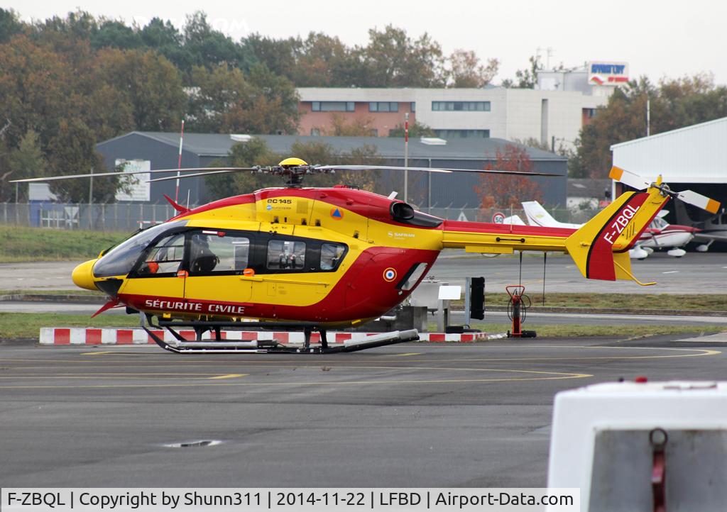 F-ZBQL, Eurocopter-Kawasaki EC-145 (BK-117C-2) C/N 9452, Parked at the General Aviation area...