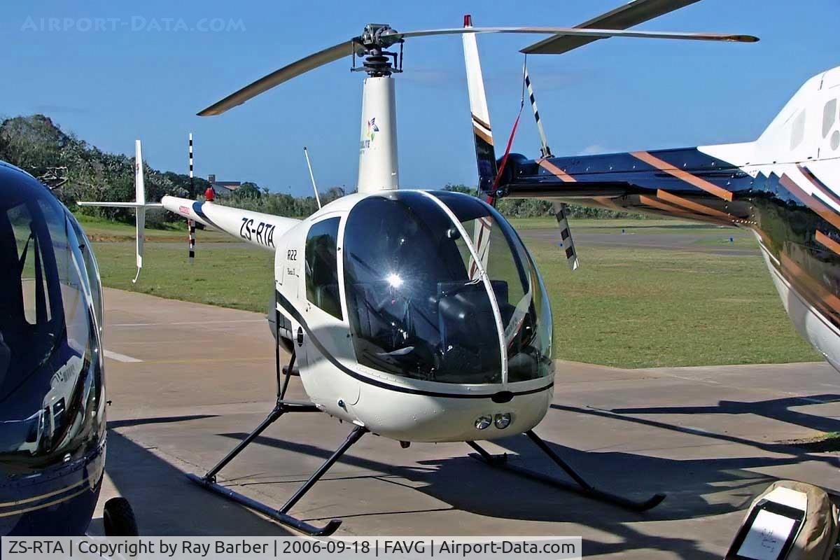 ZS-RTA, Robinson R22 Beta C/N 3519, Robinson R-22 Beta II [3519] Durban-Virginia~ZS 18/09/2006