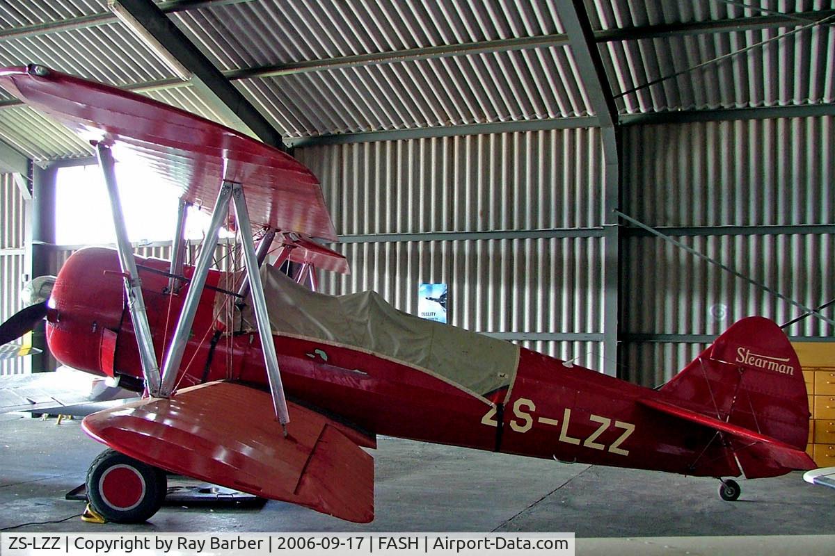 ZS-LZZ, Boeing IB75A C/N 75-6648, Boeing Stearman 1B-75A Kaydet [75-6648] Stellenbosch~ZS 17/09/2006