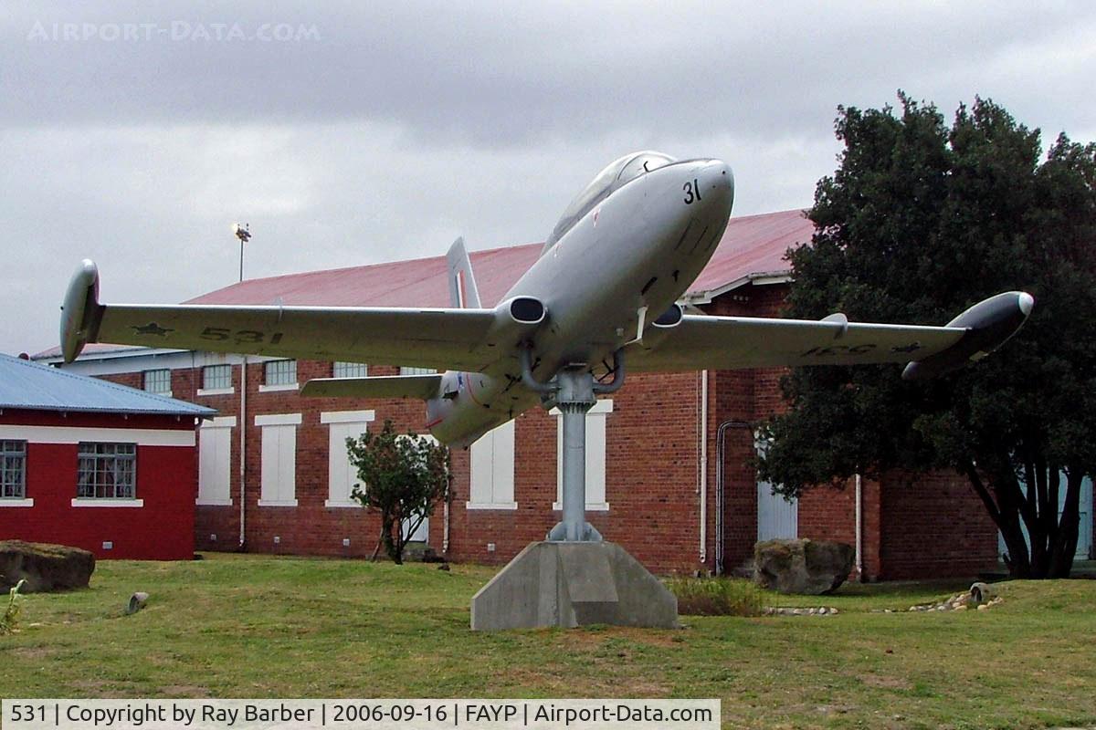 531, Atlas MB-326M Impala 1 C/N A56, Atlas MB-326M Impala Mk.I [A56] Ysterplaat~ZS 16/09/2006