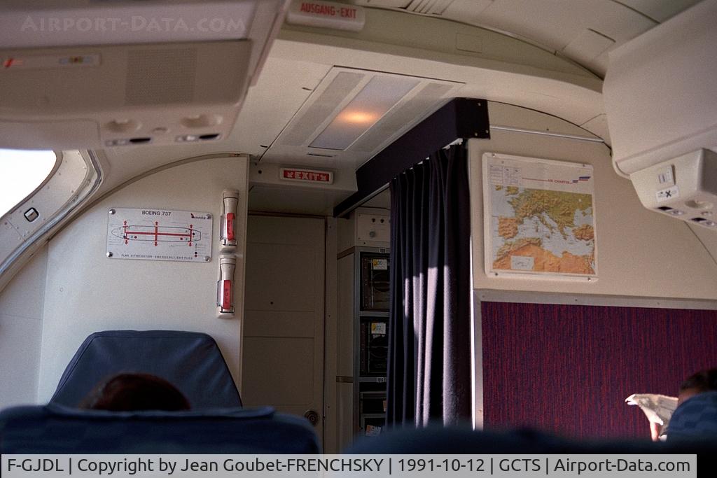 F-GJDL, 1970 Boeing 737-210C C/N 20440, ACI Air Charter International, Tenerife South to Toulouse.