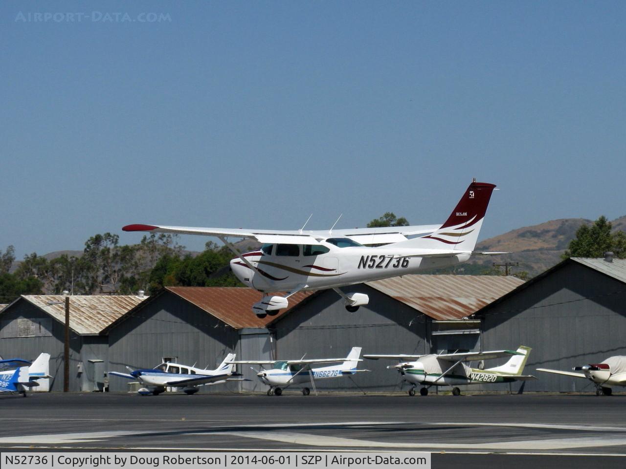 N52736, 1974 Cessna 182P Skylane C/N 18262807, 1974 Cessna 182P SKYLANE, Continental O-470-S 230 Hp, landing Rwy 22