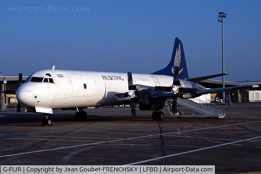 G-FIJR, 1961 Lockheed L-188A(F) Electra C/N 1138, Hunting Cargo Airlines