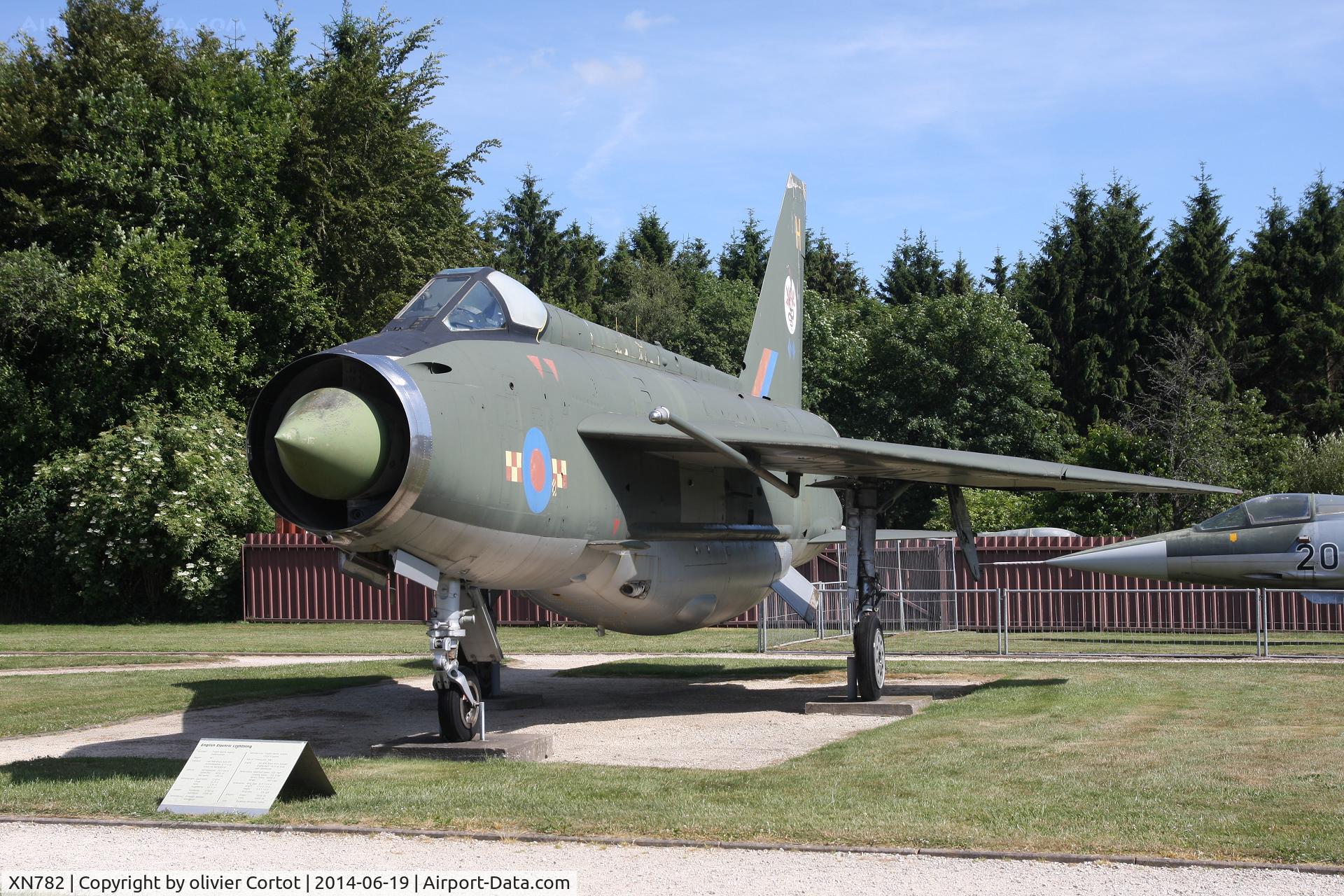 XN782, 1962 English Electric Lightning F.2A C/N 95135, Hermeskeil museum