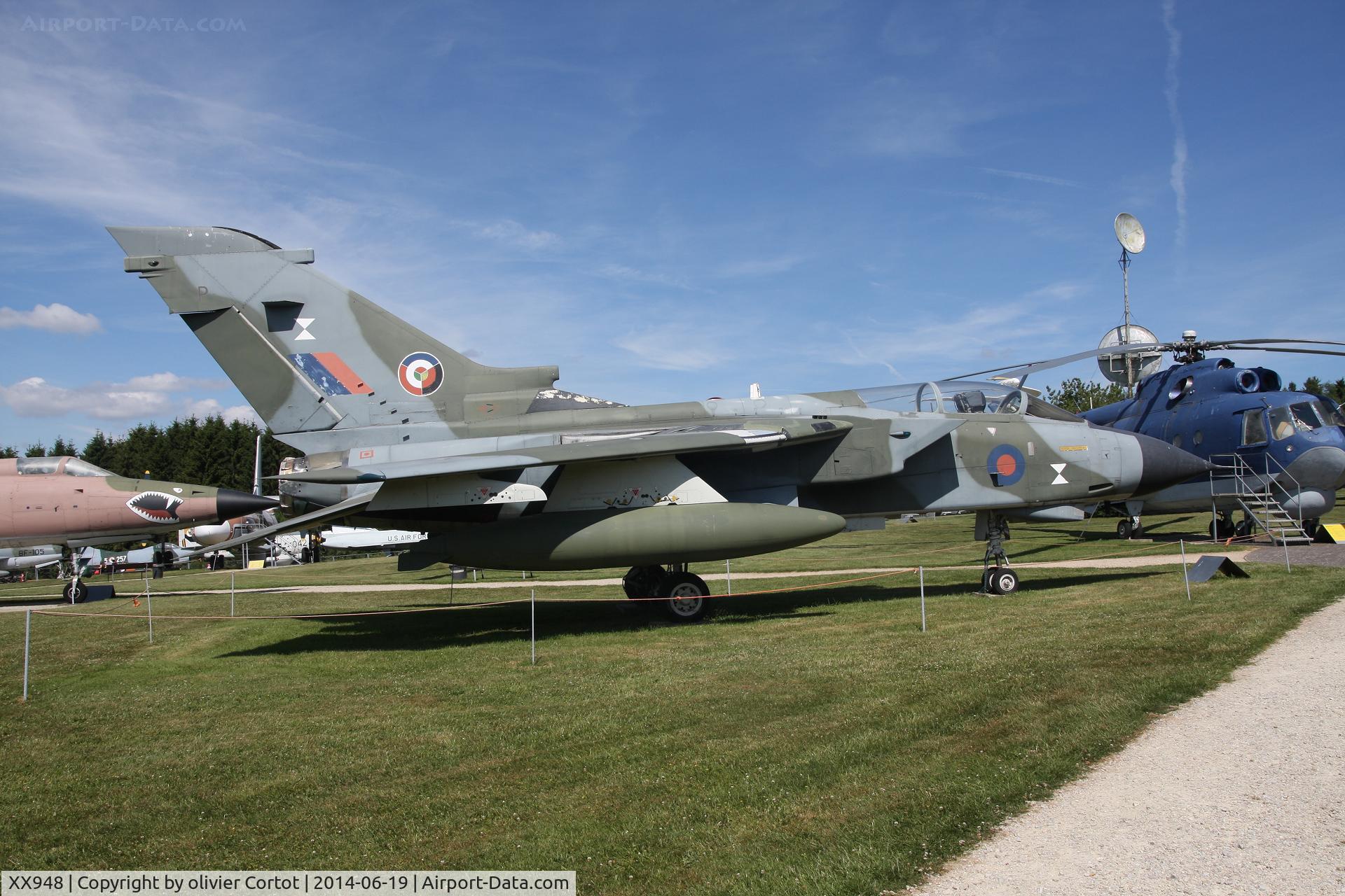 XX948, 1975 Panavia Tornado GR.1 C/N P.06, Hermeskeil museum