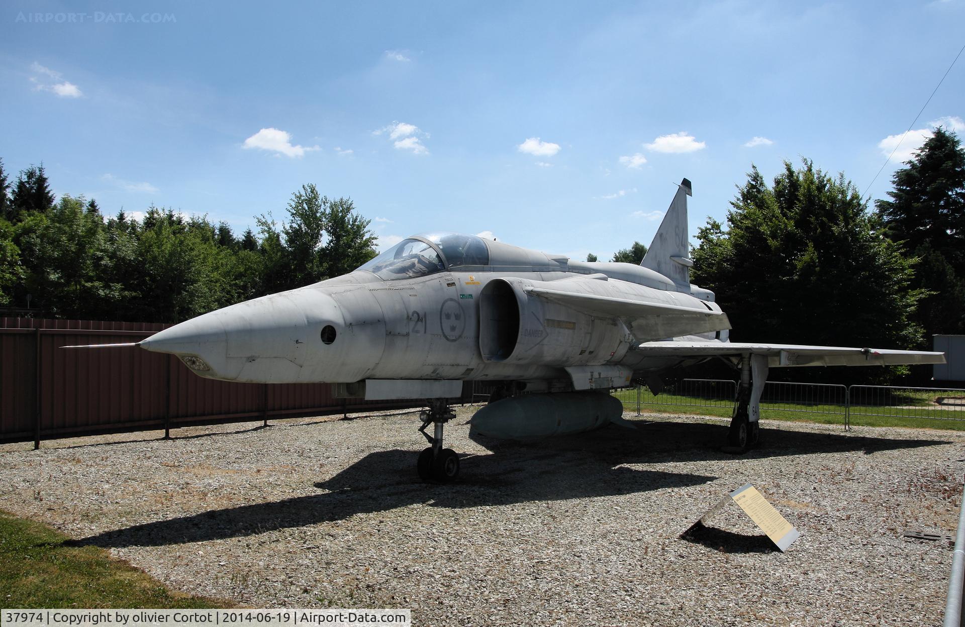 37974, Saab AJSF 37 Viggen C/N 37974, Hermeskeil museum