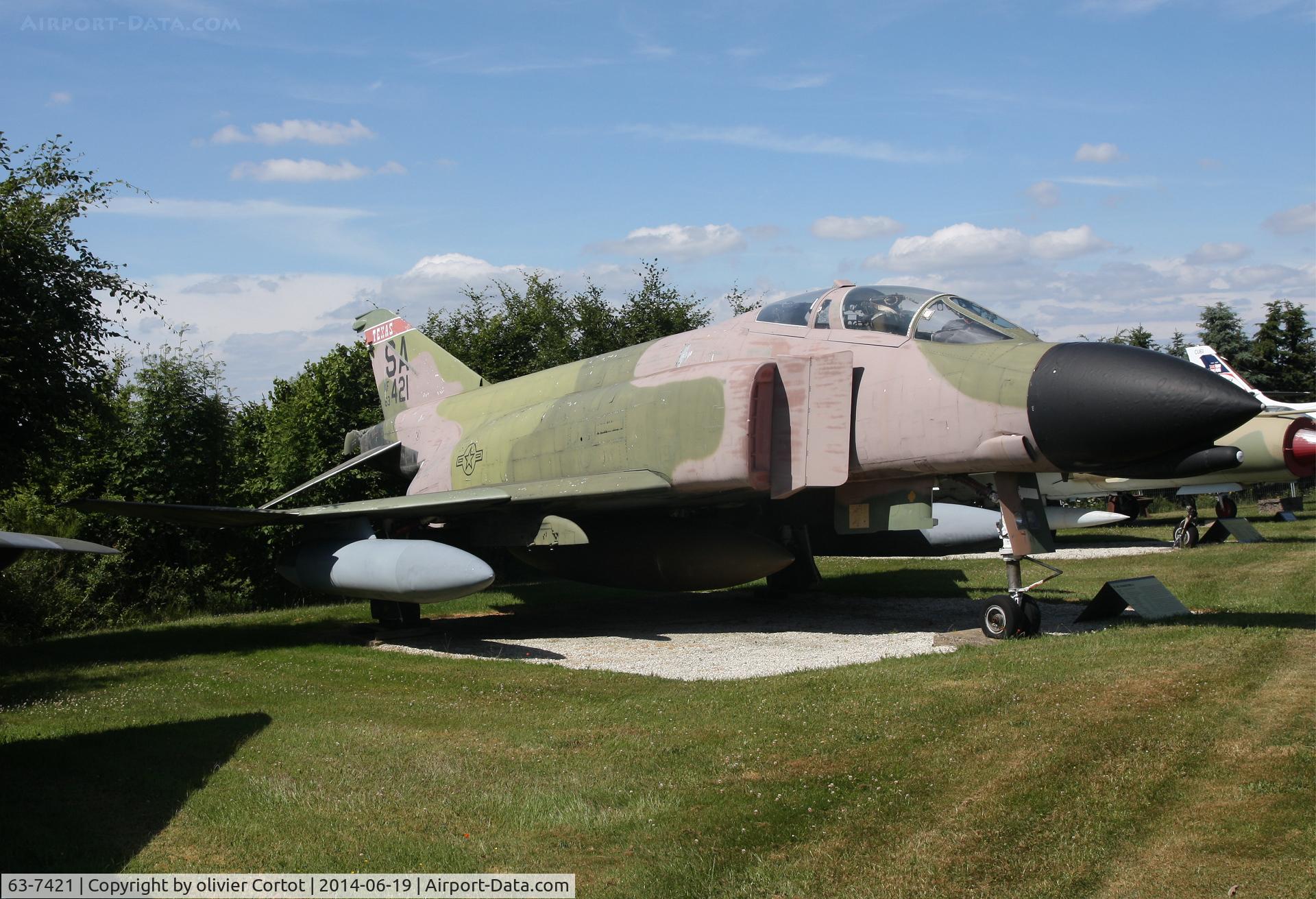 63-7421, 1963 McDonnell F-4C Phantom II C/N 358, Hermeskeil museum