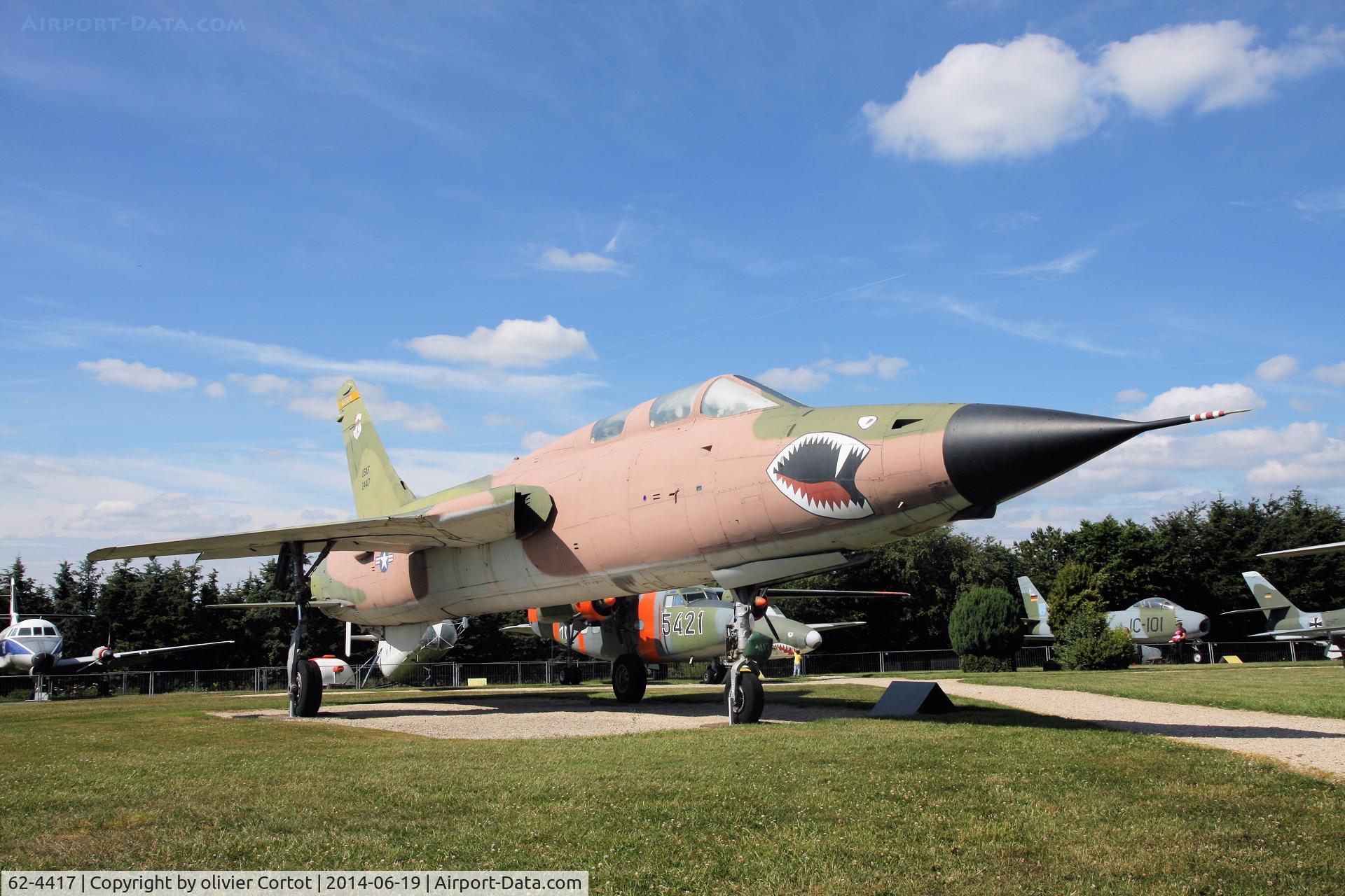 62-4417, 1962 Republic F-105F Thunderchief C/N F6, Hermeskeil museum