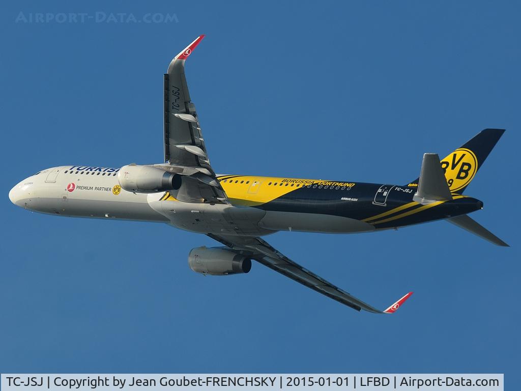 TC-JSJ, 2013 Airbus A321-231 C/N 5633, THY1390 to Istambul take off 23