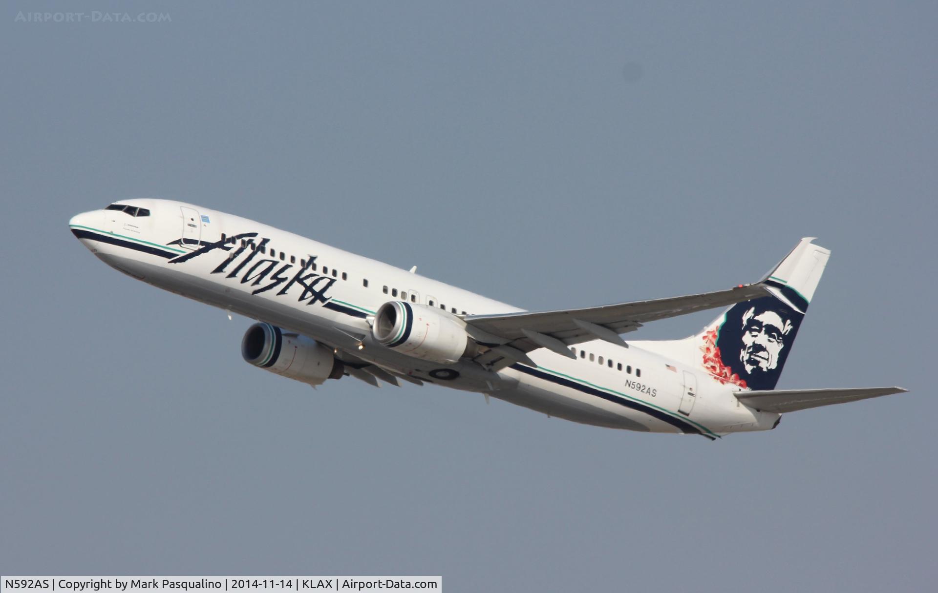 N592AS, 2008 Boeing 737-890 C/N 35190, Boeing 737-800