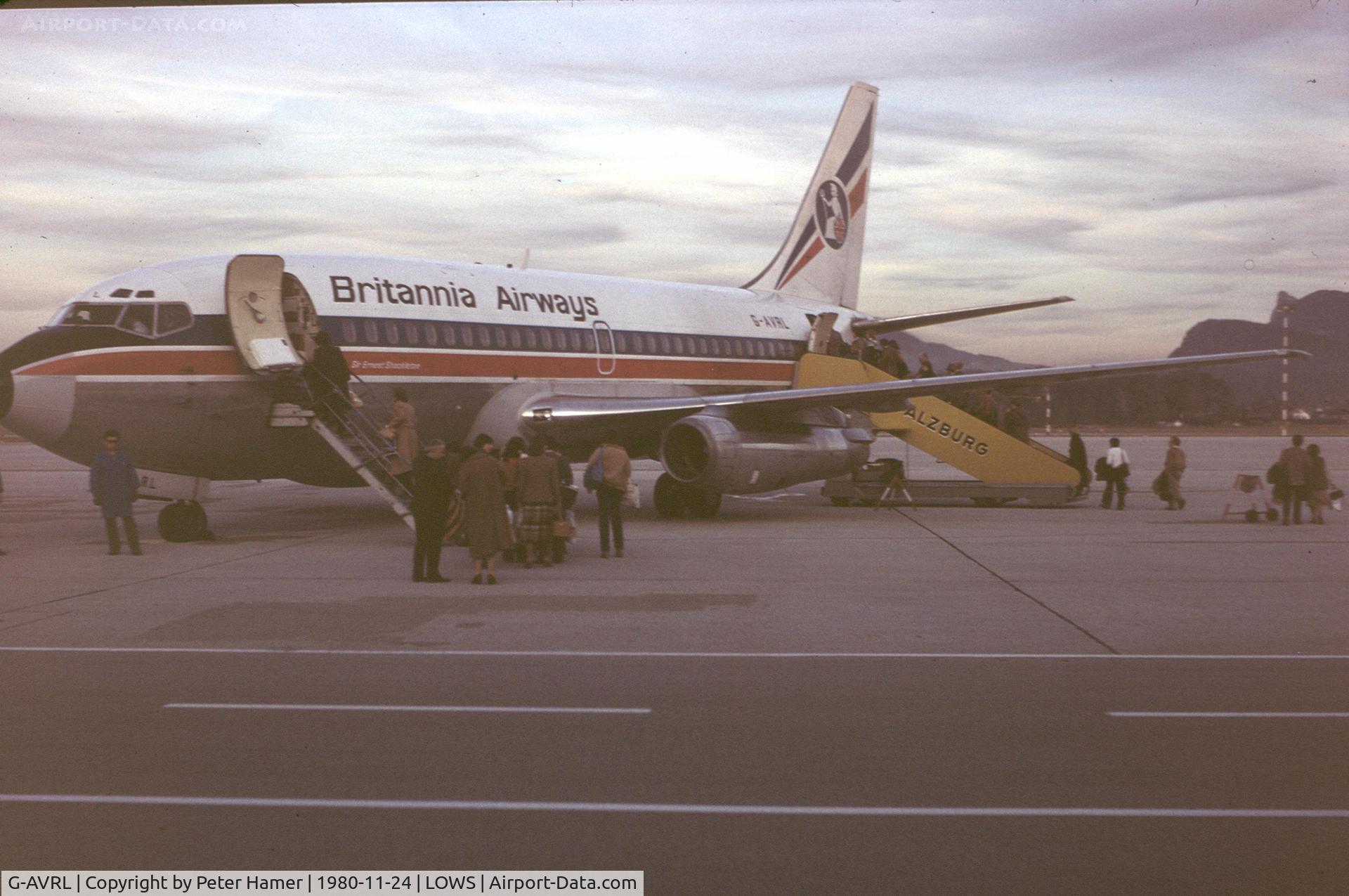 G-AVRL, 1968 Boeing 737-204 C/N 19709, Salzburg