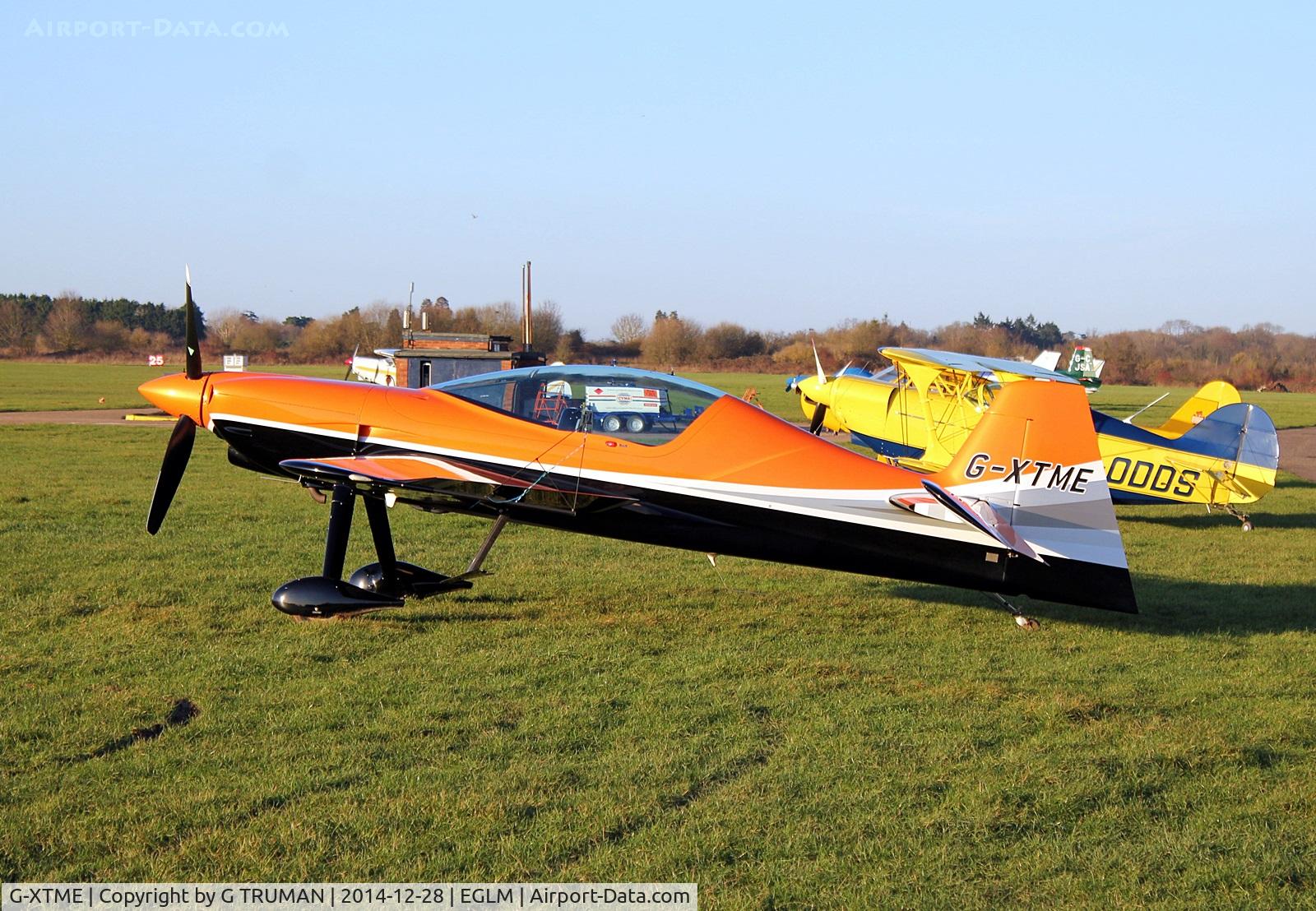 G-XTME, 2011 XtremeAir XA-42 Sbach 342 C/N 110, Parked in the winter sunshine between sorties