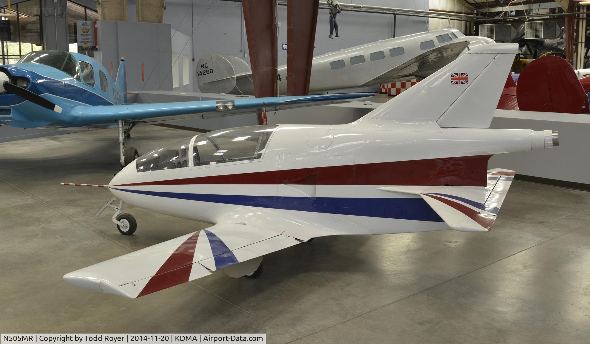 N505MR, Bede BD-5G C/N 2418, On display at the Pima Air and Space Museum