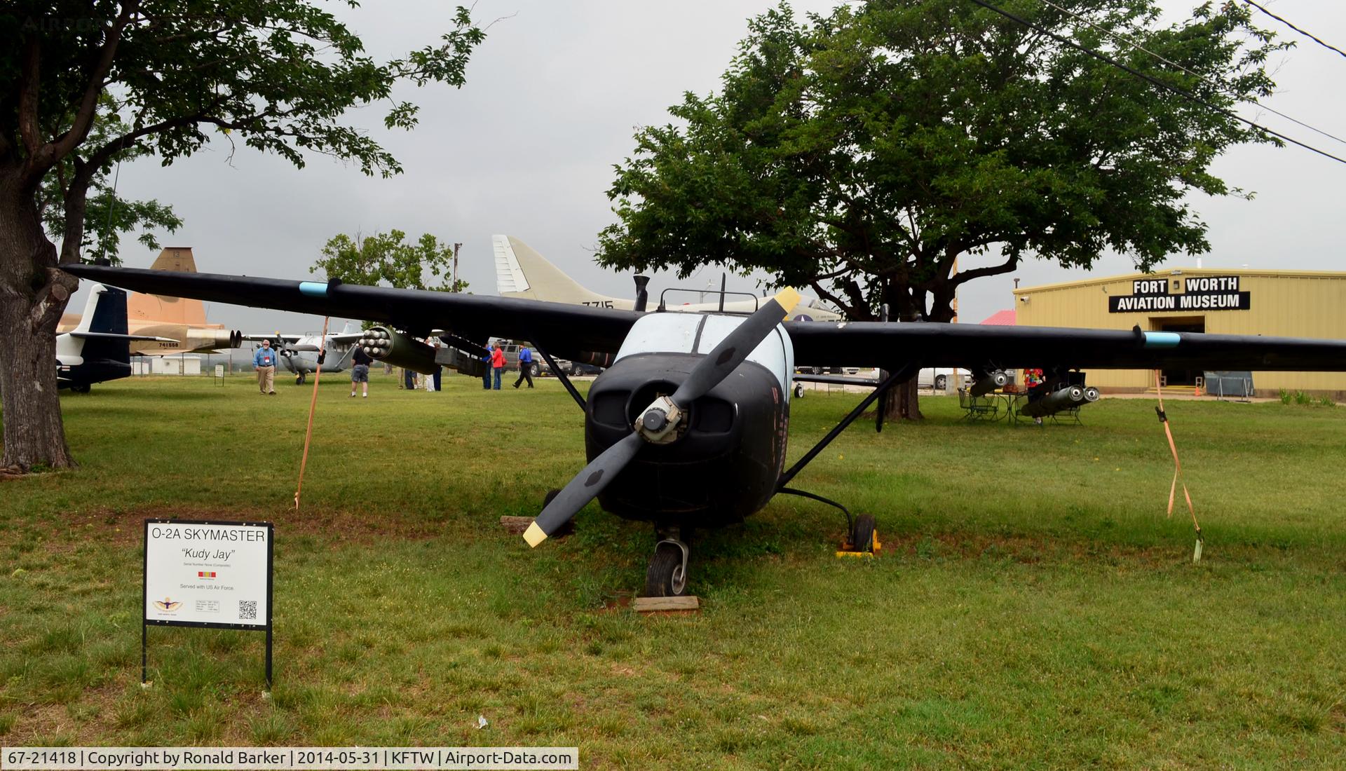 67-21418, 1967 Cessna O-2A Super Skymaster Super Skymaster C/N 337M-0124, Fort Worth Aviation Museum