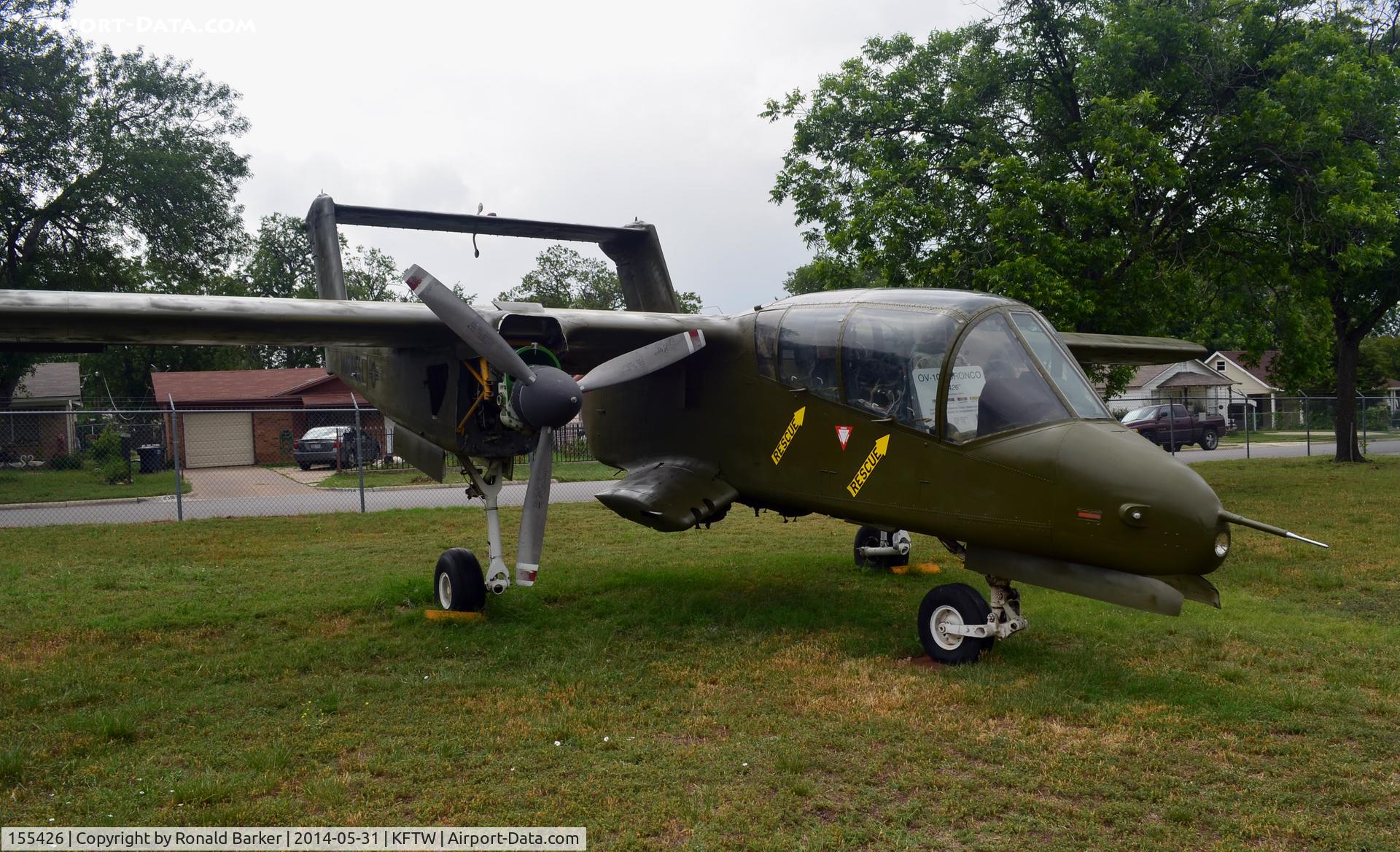 155426, North American Rockwell OV-10A Bronco C/N 305-37, Fort Worth Aviation Museum