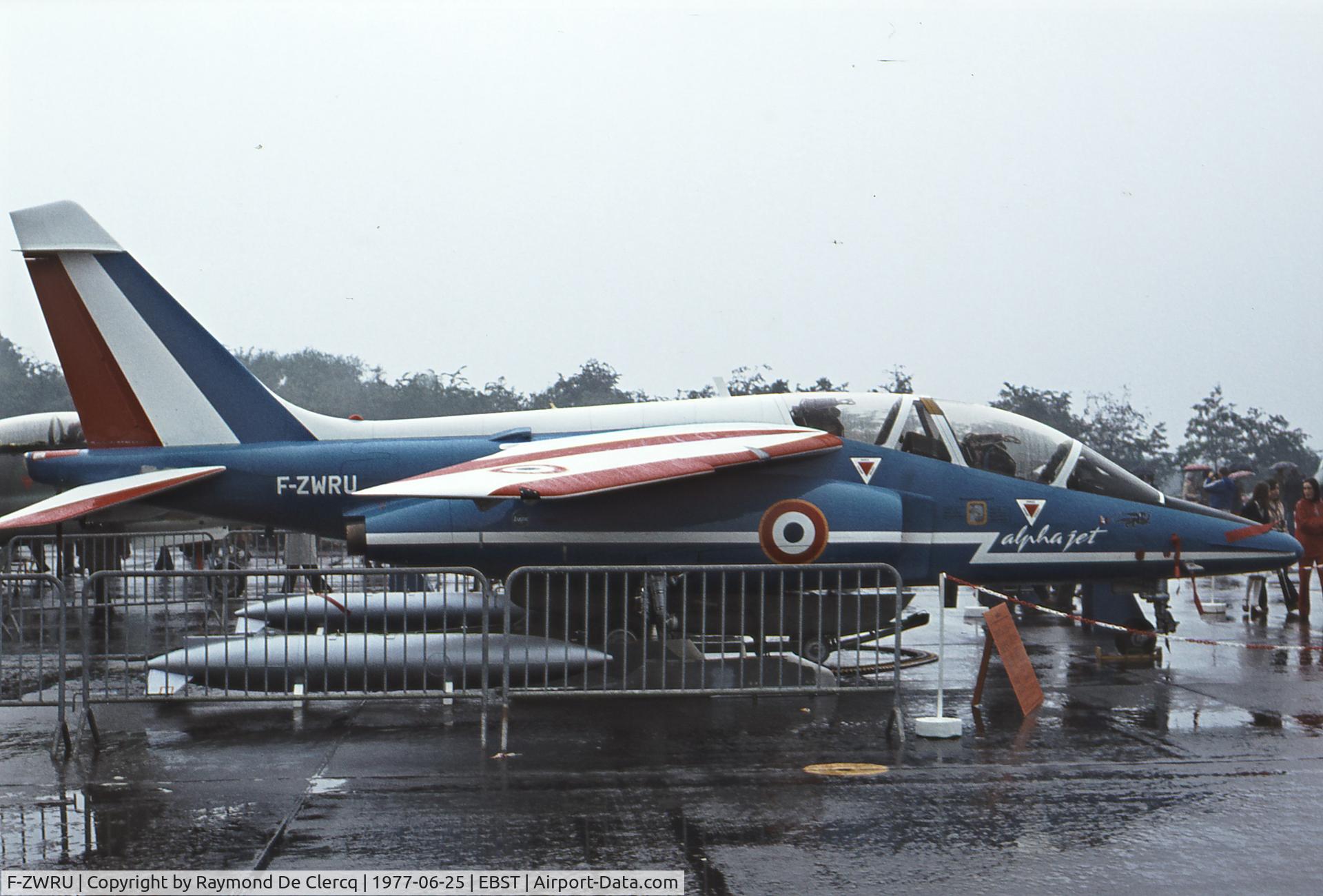 F-ZWRU, Dassault-Dornier Alpha Jet E C/N 02, BAF Airshow at Brustem.