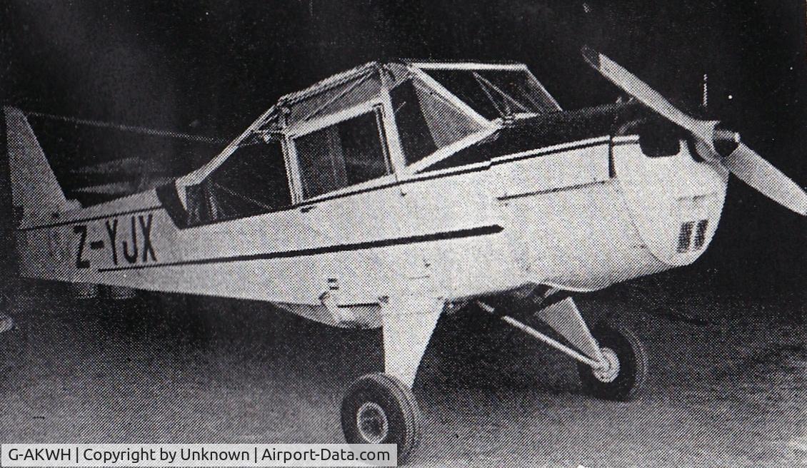 G-AKWH, 1944 Auster 5 C/N 2051, TW507, G-AKWH, VP-KID, VP-YJX, Z-YJX, ZS-WPW.