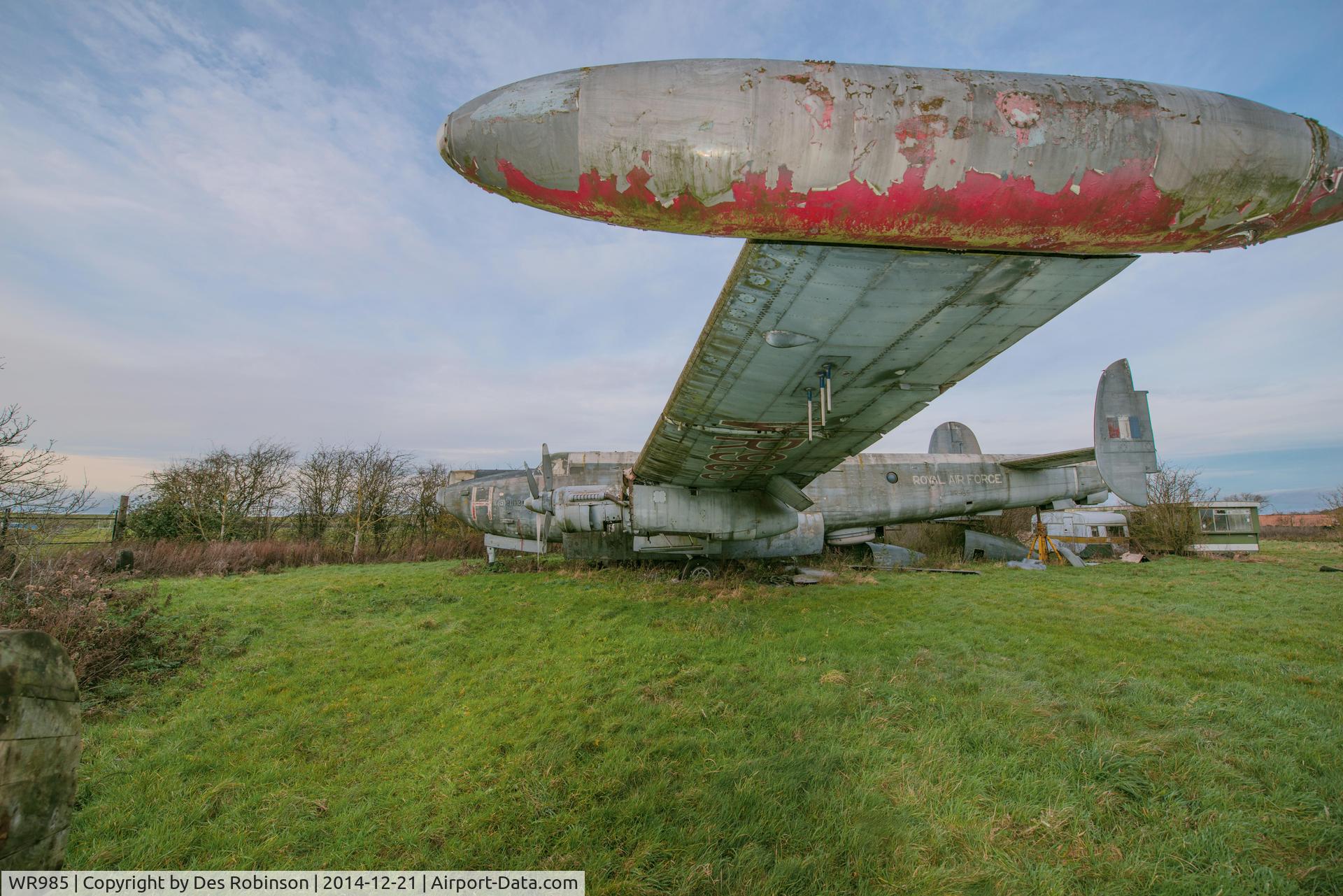 WR985, Avro 716 Shackleton MR.3 C/N Not found WR985, Abandoned