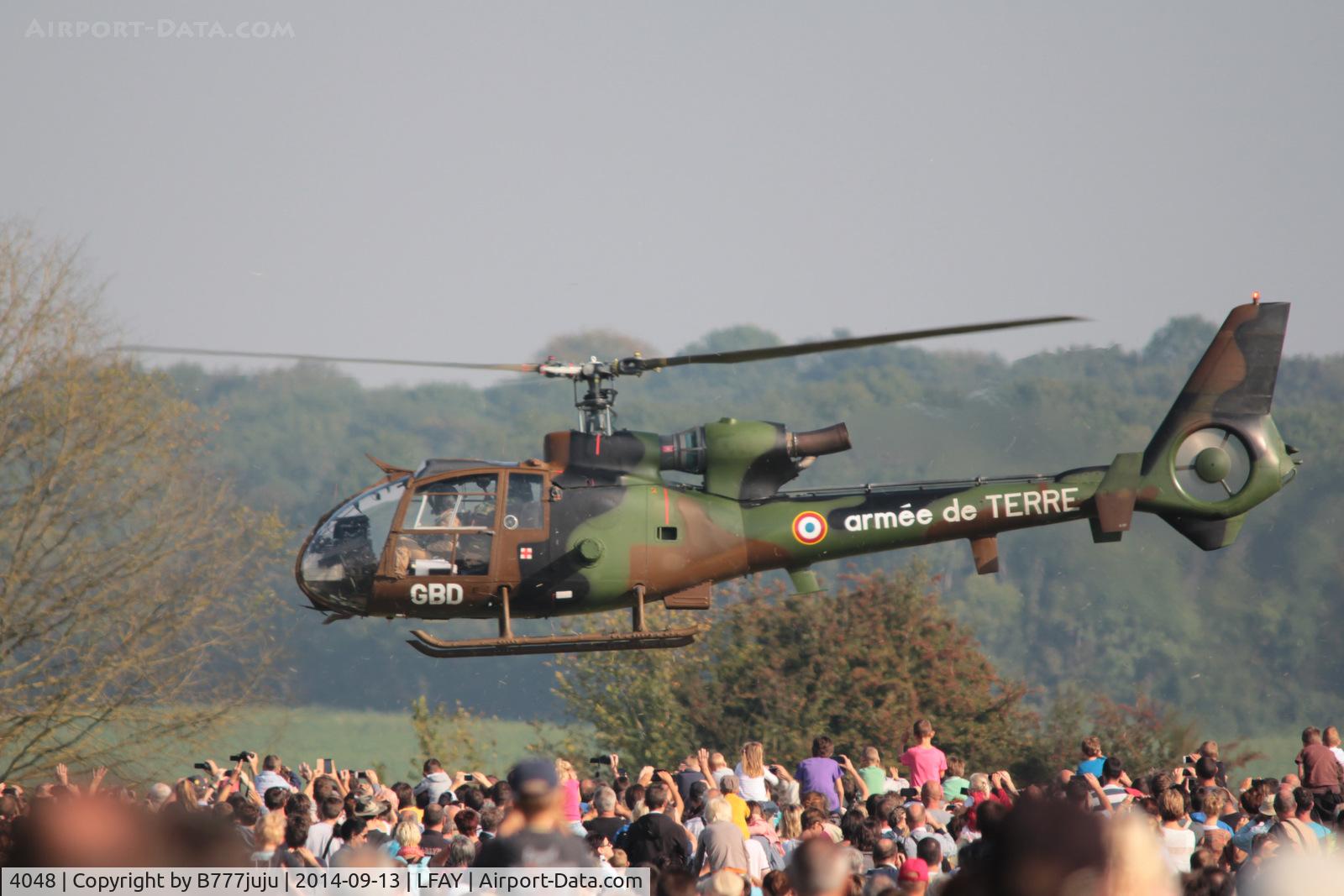 4048, Aérospatiale SA-342M Gazelle C/N 2048, at Amiens