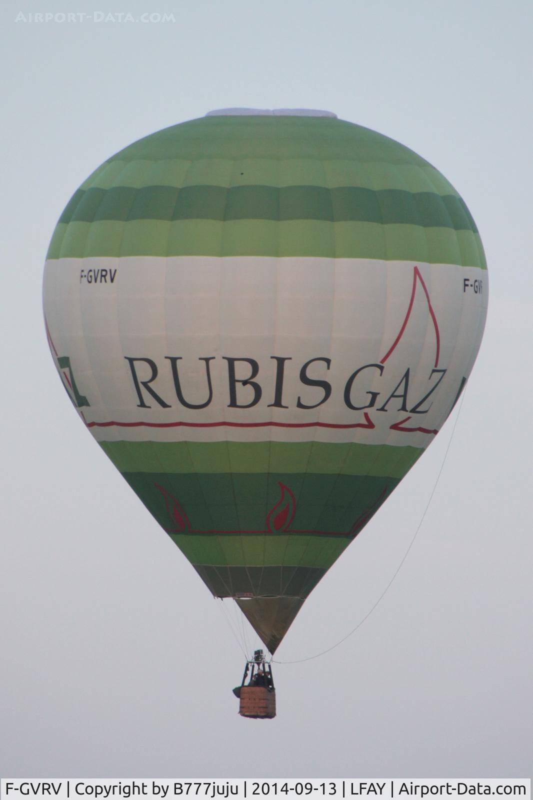 F-GVRV, Cameron Balloons Z-90 C/N 10717, at Amiens