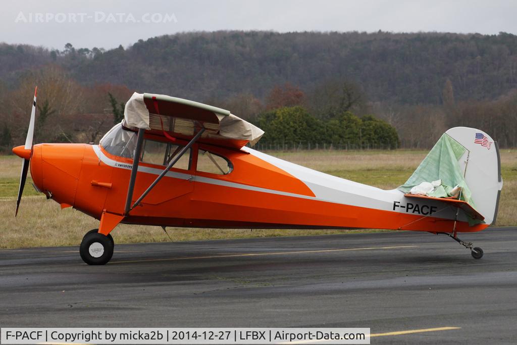 F-PACF, 1947 Aeronca 11AC Chief C/N 11AC-1602, Parked