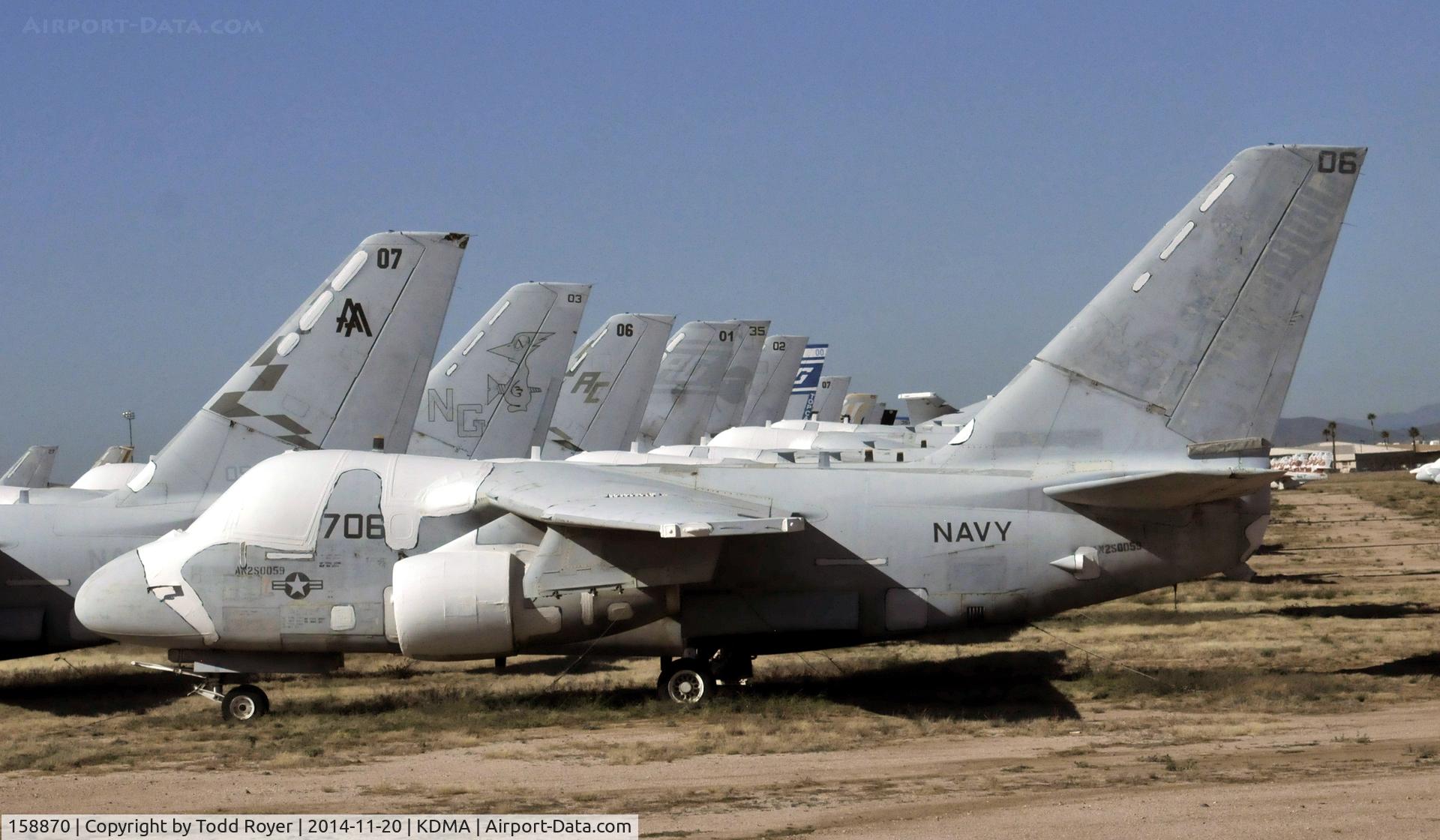 158870, Lockheed S-3B Viking C/N 394A-1018, Passing time at the 