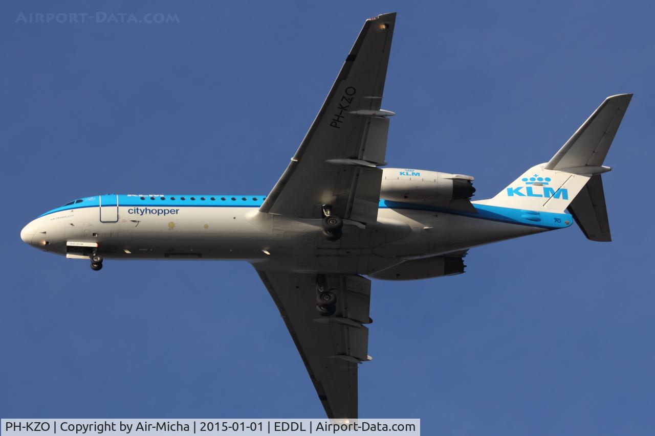 PH-KZO, 1995 Fokker 70 (F-28-0070) C/N 11538, KLM Cityhopper