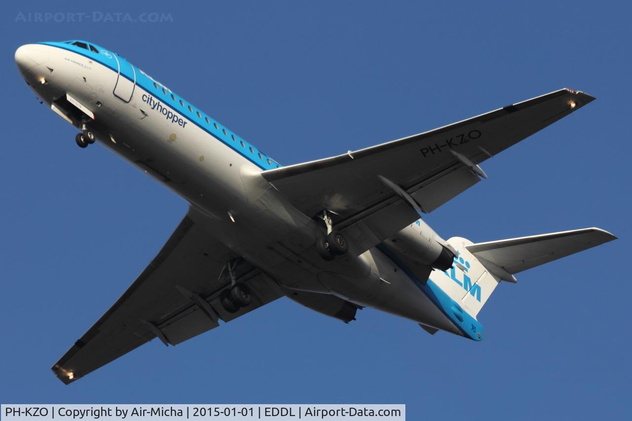 PH-KZO, 1995 Fokker 70 (F-28-0070) C/N 11538, KLM Cityhopper