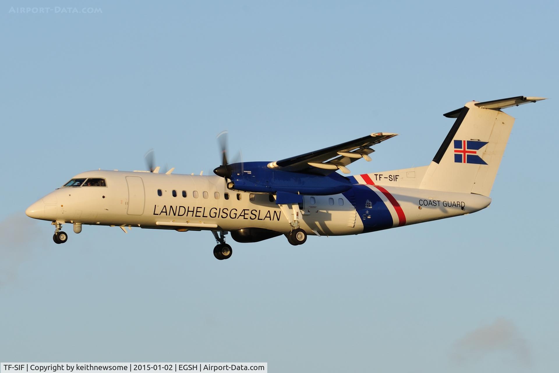 TF-SIF, 2008 De Havilland Canada DHC-8-314 Dash 8 C/N 660, Return Visitor.