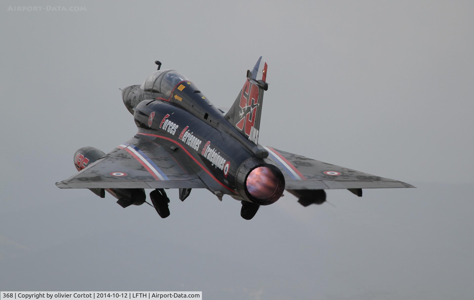 368, Dassault Mirage 2000N C/N 364, taking off from Hyeres airport