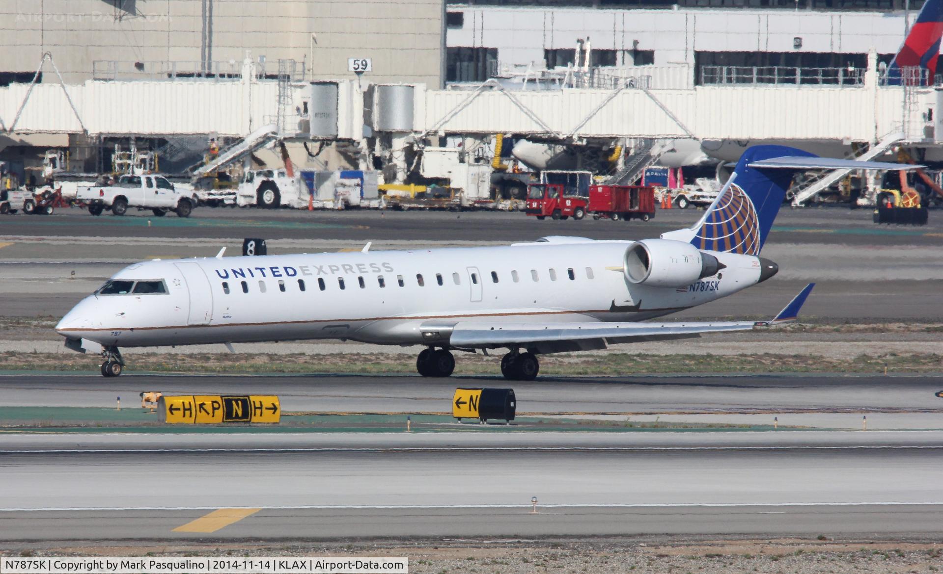 N787SK, 2009 Bombardier CRJ-700 (CL-600-2C10) Regional Jet C/N 10288, CL-600-2C10