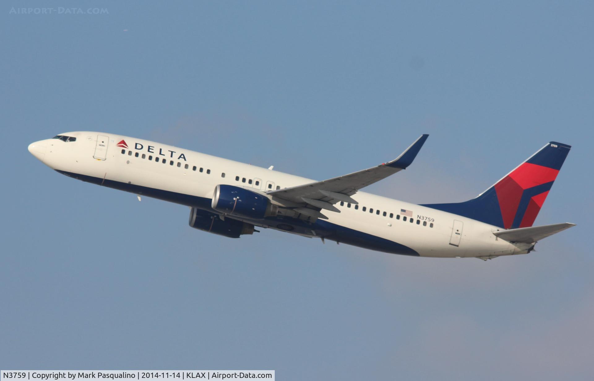N3759, 2001 Boeing 737-832 C/N 30815, Boeing 737-800
