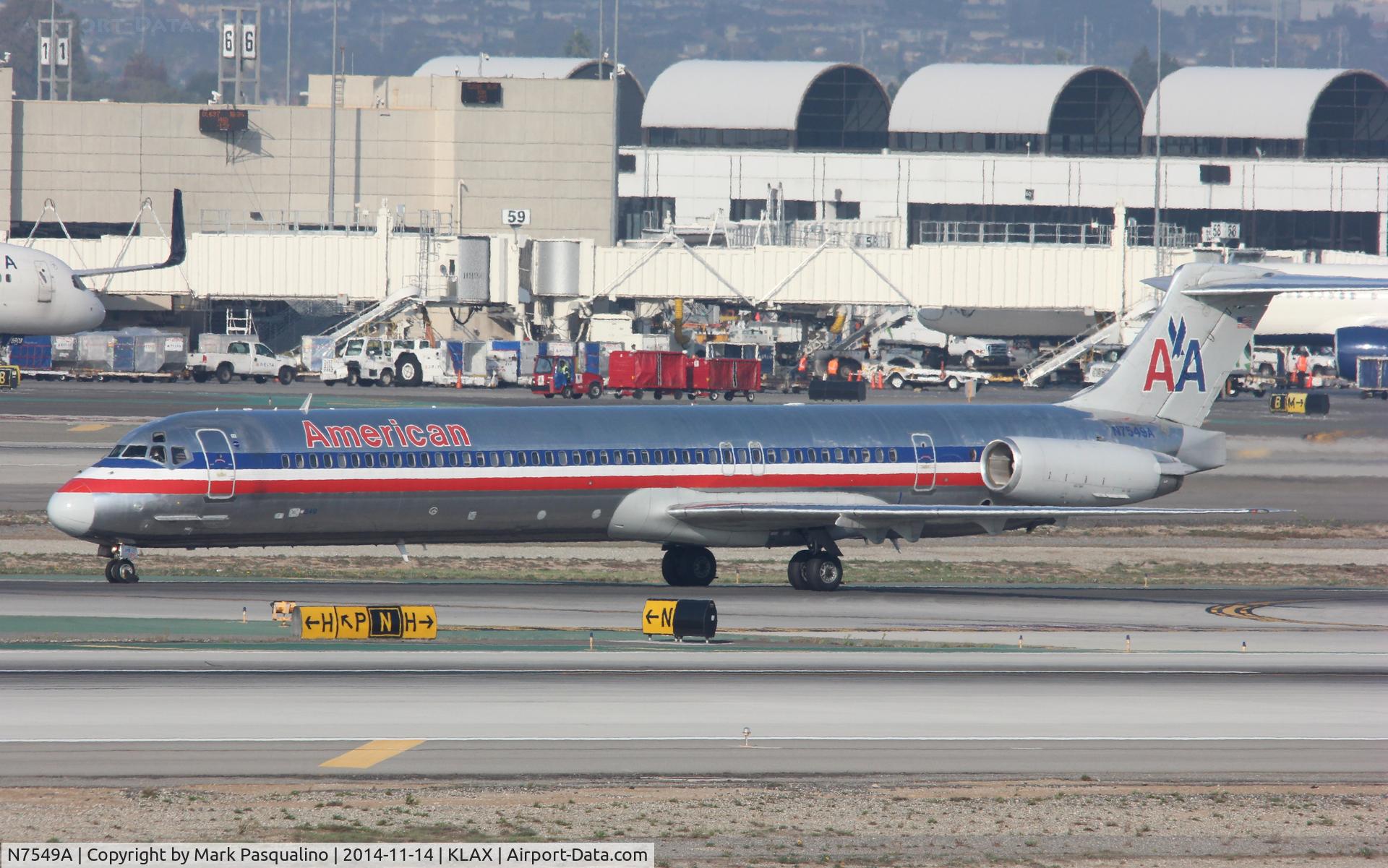 N7549A, 1991 McDonnell Douglas MD-82 (DC-9-82) C/N 53031, MD-82