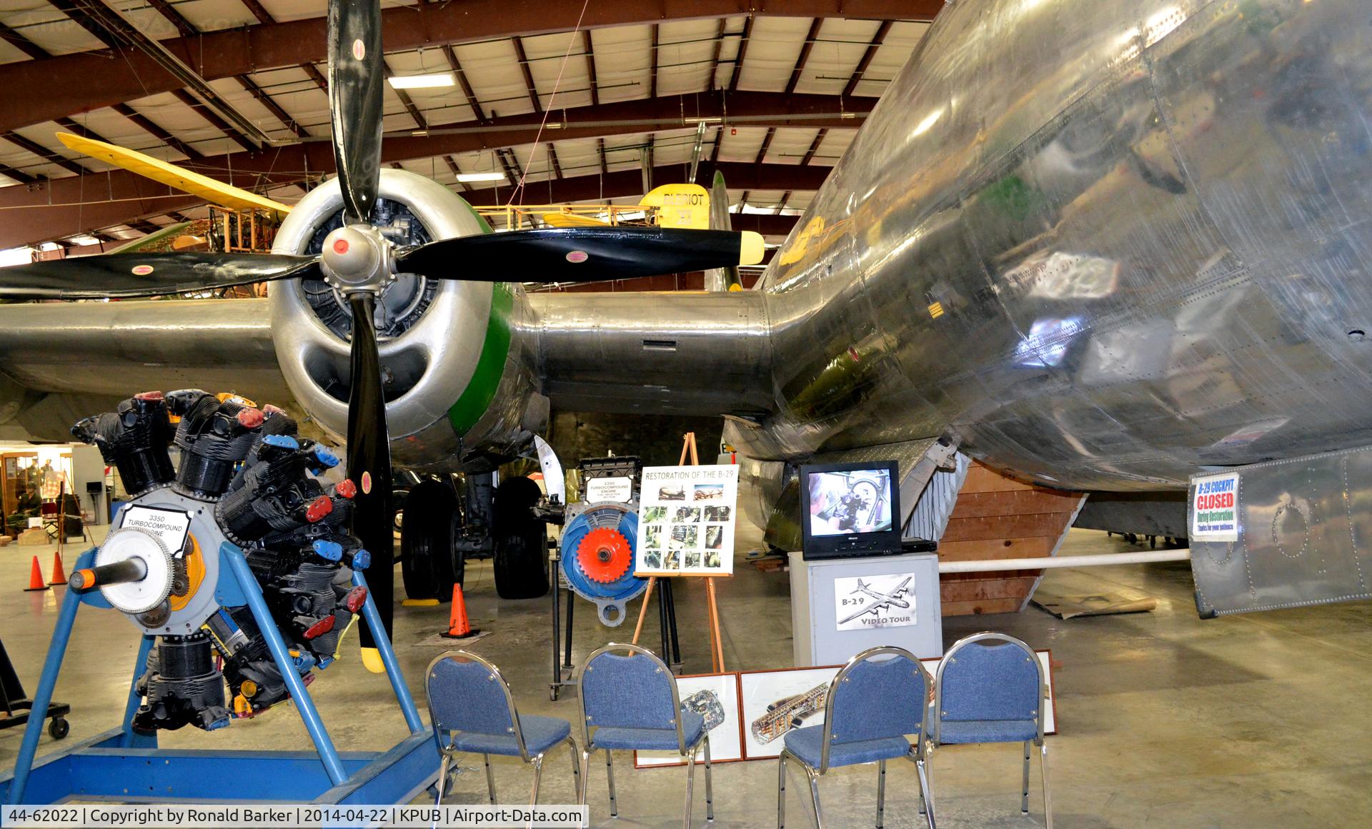 44-62022, Boeing B-29 Superfortess C/N 11499, Weisbrod Aviation Museum