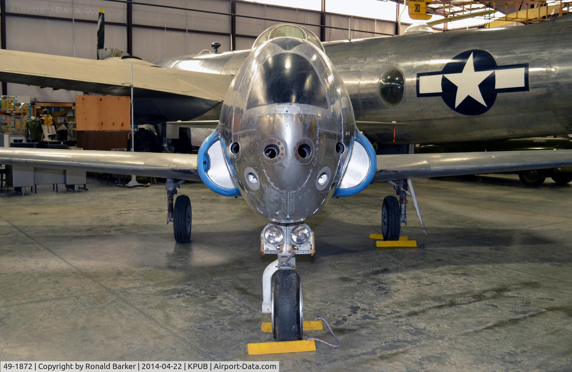 49-1872, 1949 Lockheed P-80C Shooting Star C/N 080-2699, Weisbrod Aviation Museum