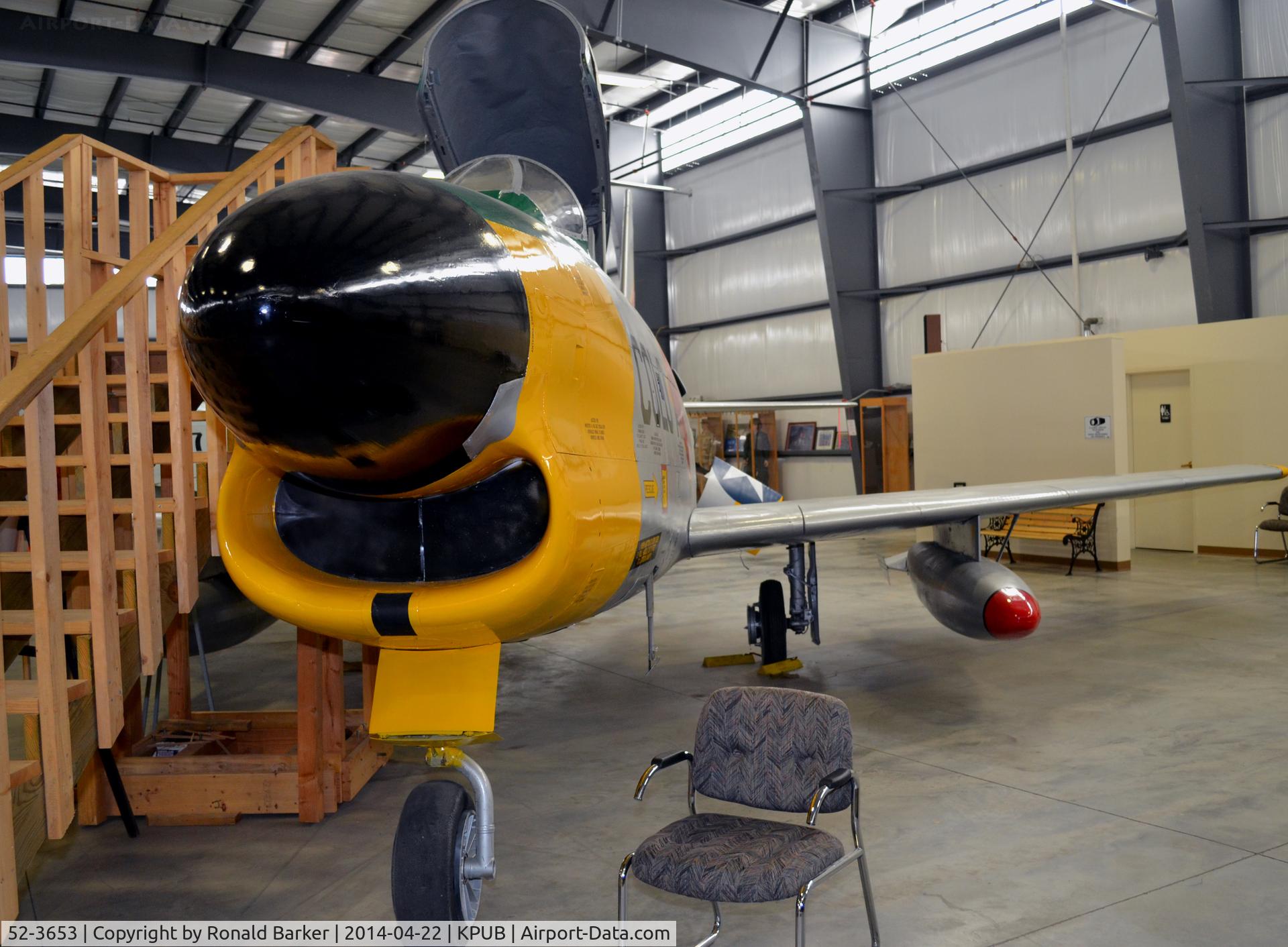 52-3653, 1952 North American F-86D Sabre C/N 190-56, Radome on a 