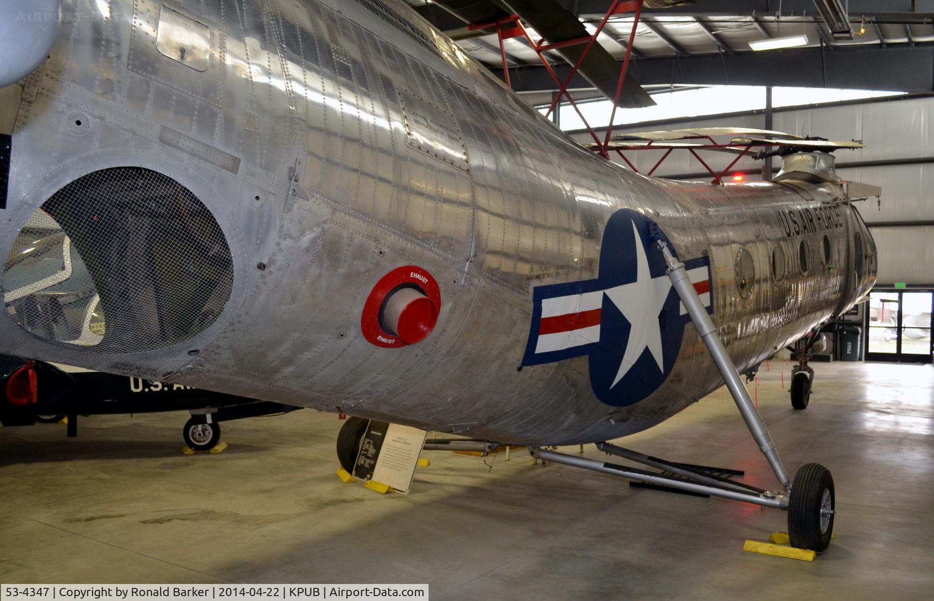 53-4347, 1953 Piasecki CH-21B Workhorse C/N B.97, Weisbrod Aviation Museum
