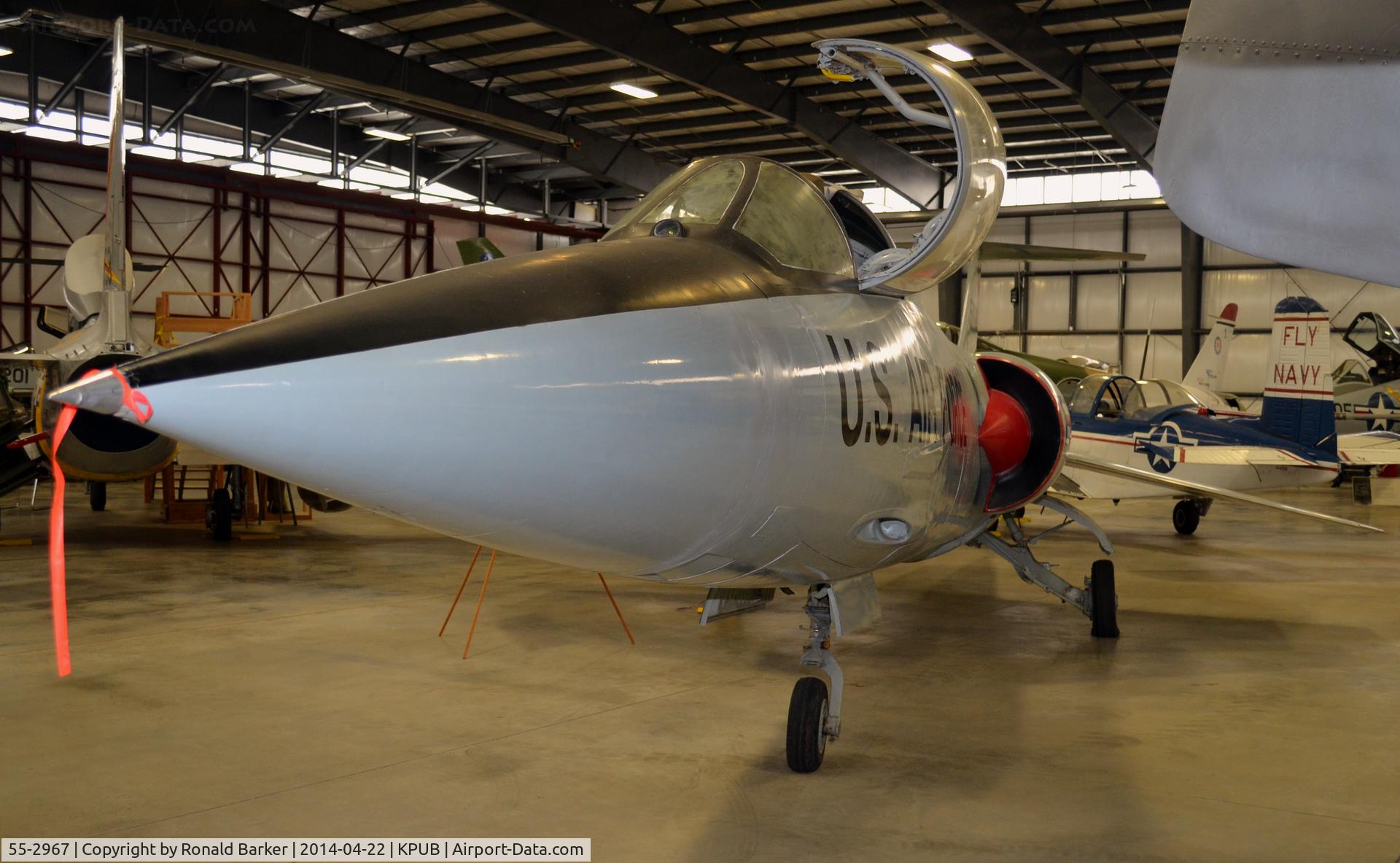 55-2967, 1956 Lockheed YF-104A Starfighter C/N 183-1013, Weisbrod Aviation Museum