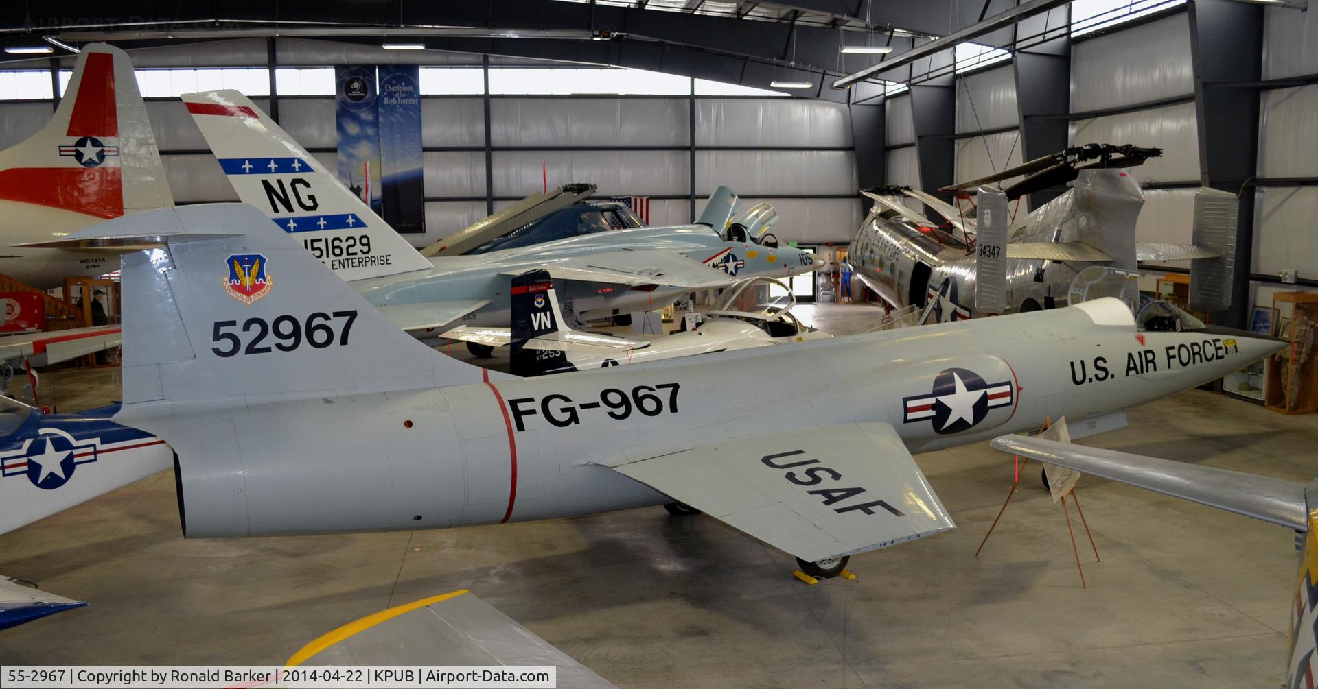 55-2967, 1956 Lockheed YF-104A Starfighter C/N 183-1013, Weisbrod Aviation Museum