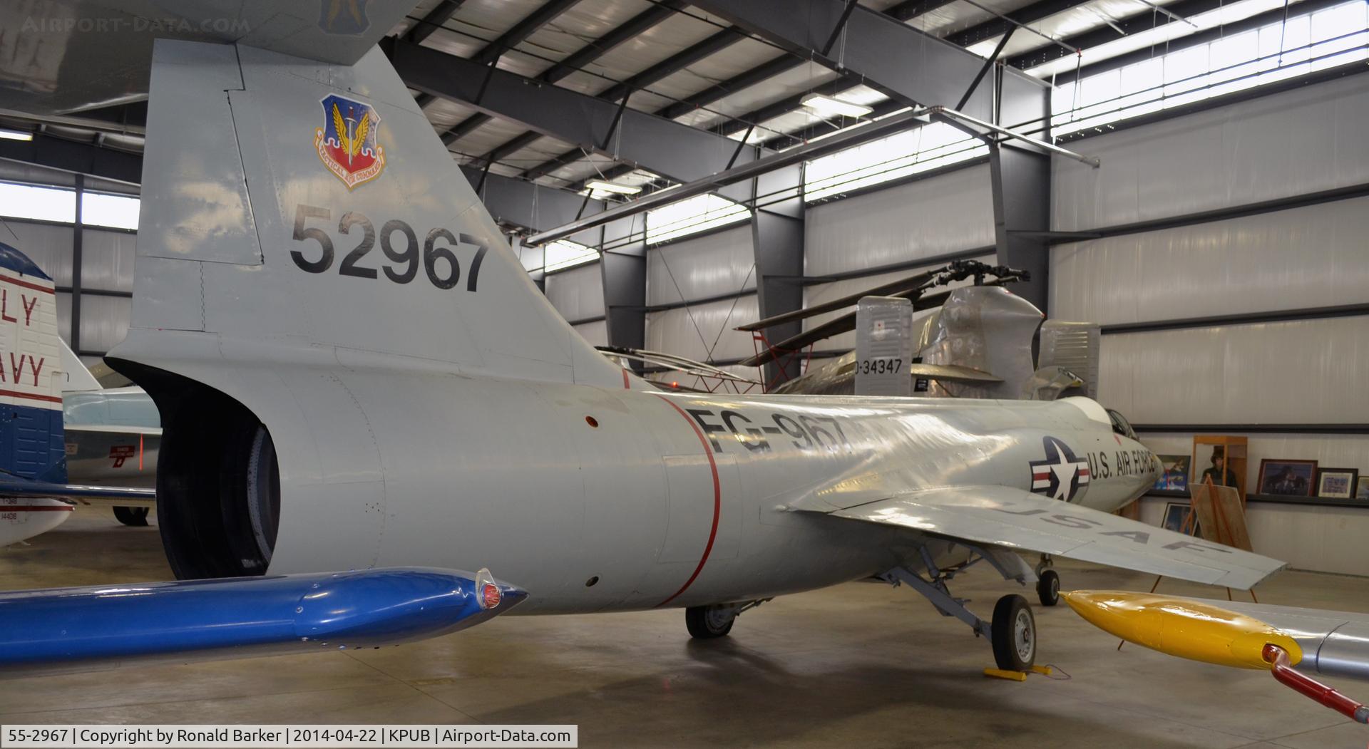 55-2967, 1956 Lockheed YF-104A Starfighter C/N 183-1013, Weisbrod Aviation Museum