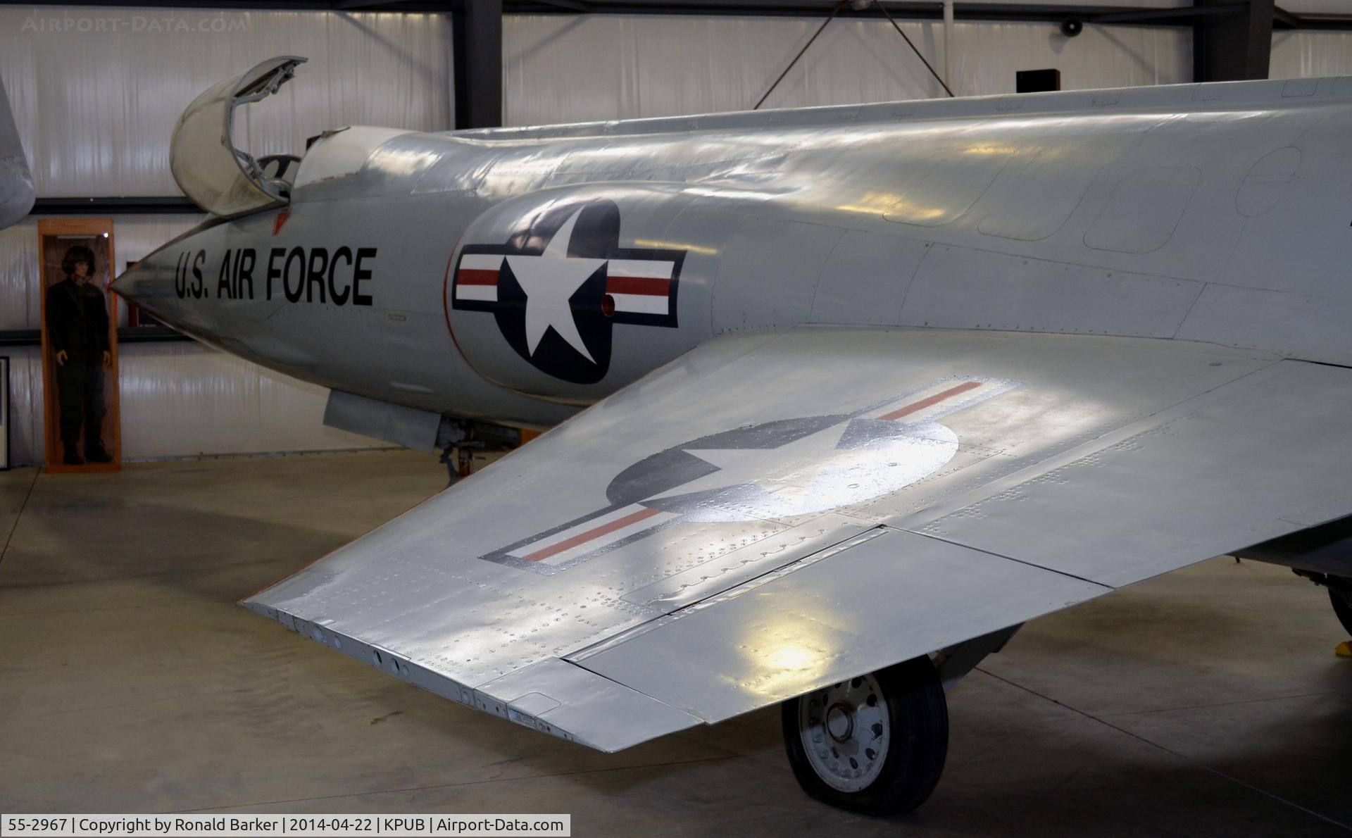 55-2967, 1956 Lockheed YF-104A Starfighter C/N 183-1013, Really short, stubby wings-Weisbrod Aviation Museum