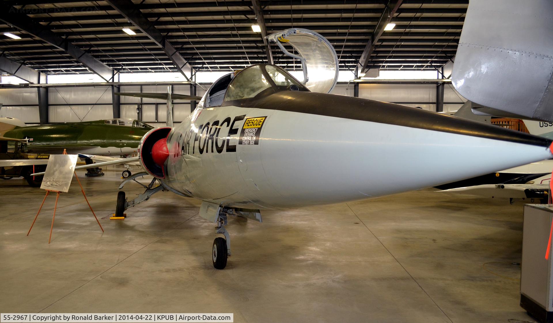 55-2967, 1956 Lockheed YF-104A Starfighter C/N 183-1013, Weisbrod Aviation Museum