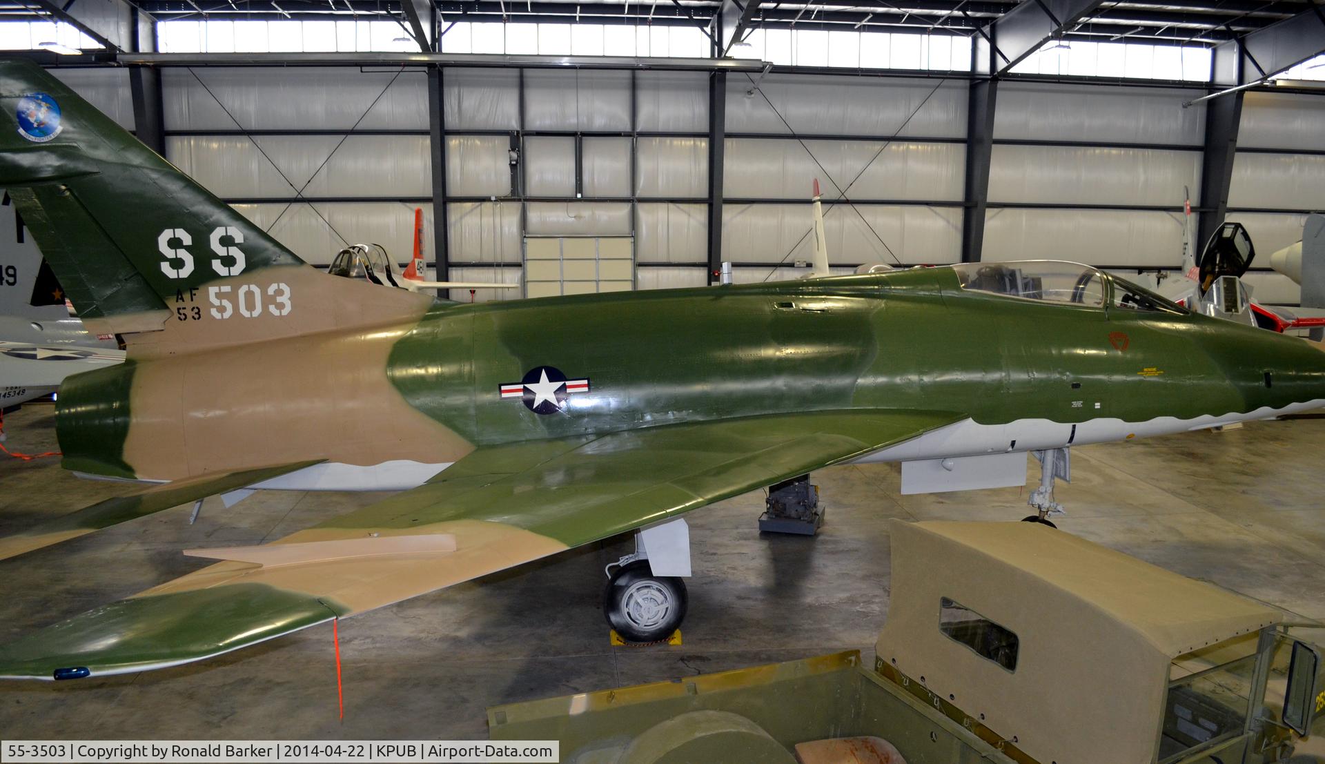 55-3503, 1954 North American F-100D Super Sabre C/N 223-185, Weisbrod Aviation Museum