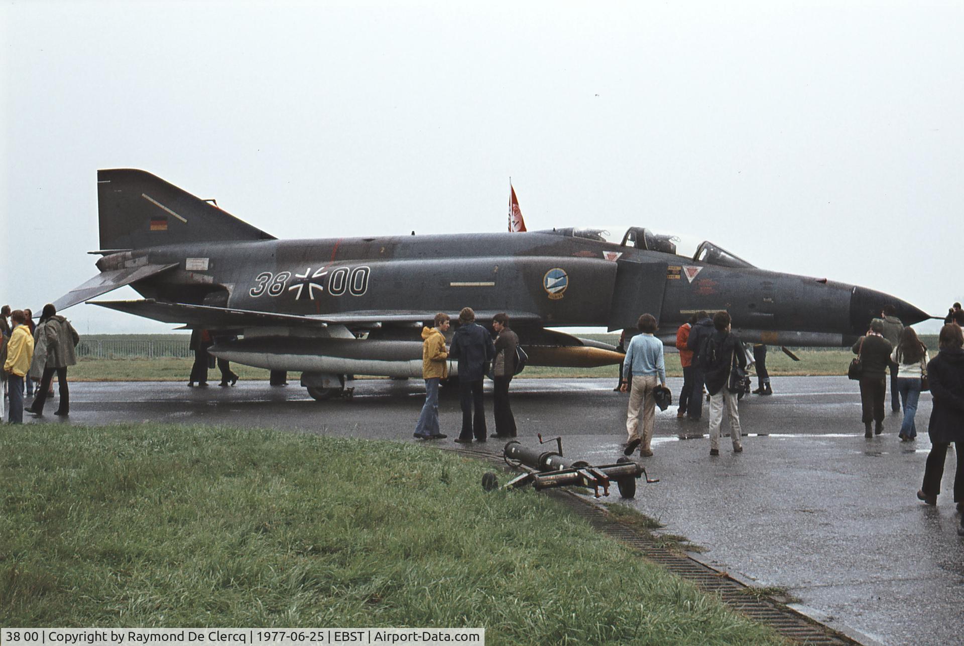 38 00, 1972 McDonnell Douglas F-4F Phantom II C/N 4604, BAF Brustem Airshow 1977.