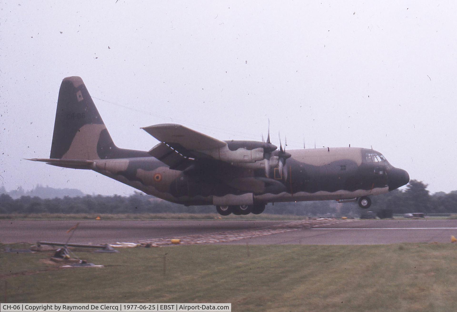 CH-06, 1972 Lockheed C-130H Hercules C/N 382-4473, BAF Brustem Airshow 1977.