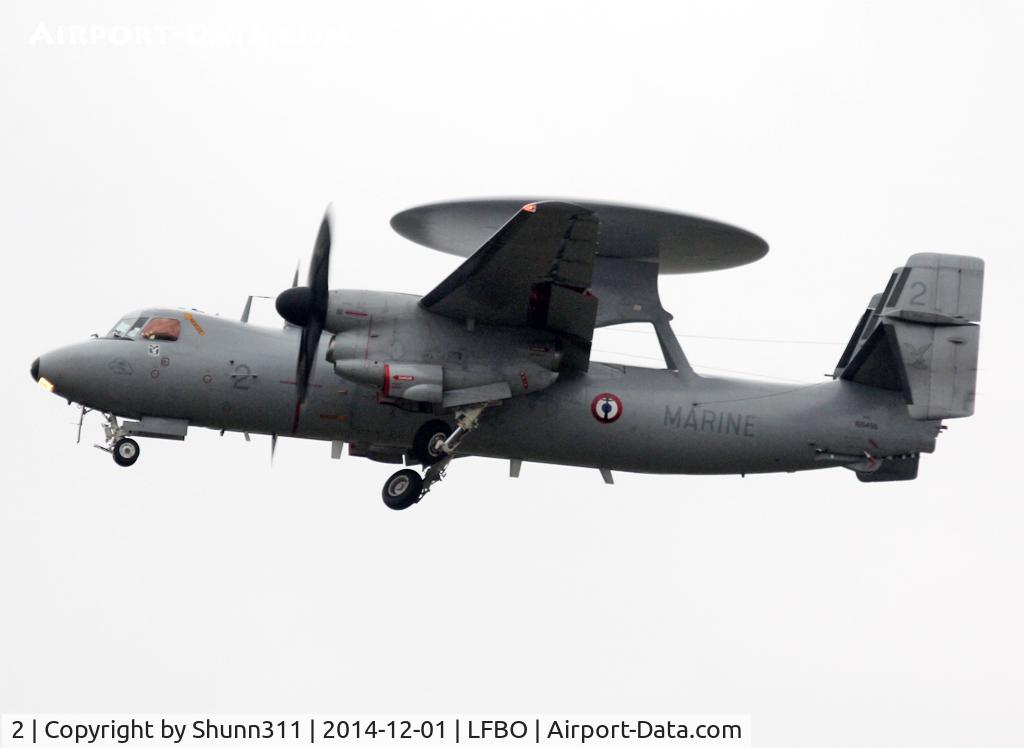 2, Grumman E-2C Hawkeye 2000 (G-123) C/N FR-2, Go aroound above rwy 32L