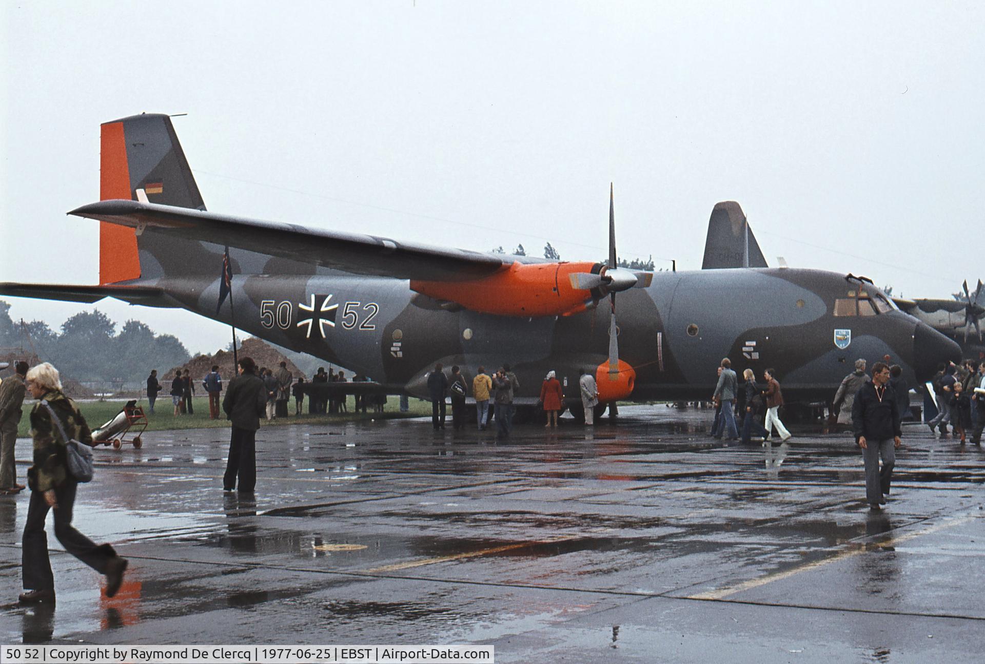 50 52, Transall C-160D C/N D74, BAF Brustem airshow 1977.