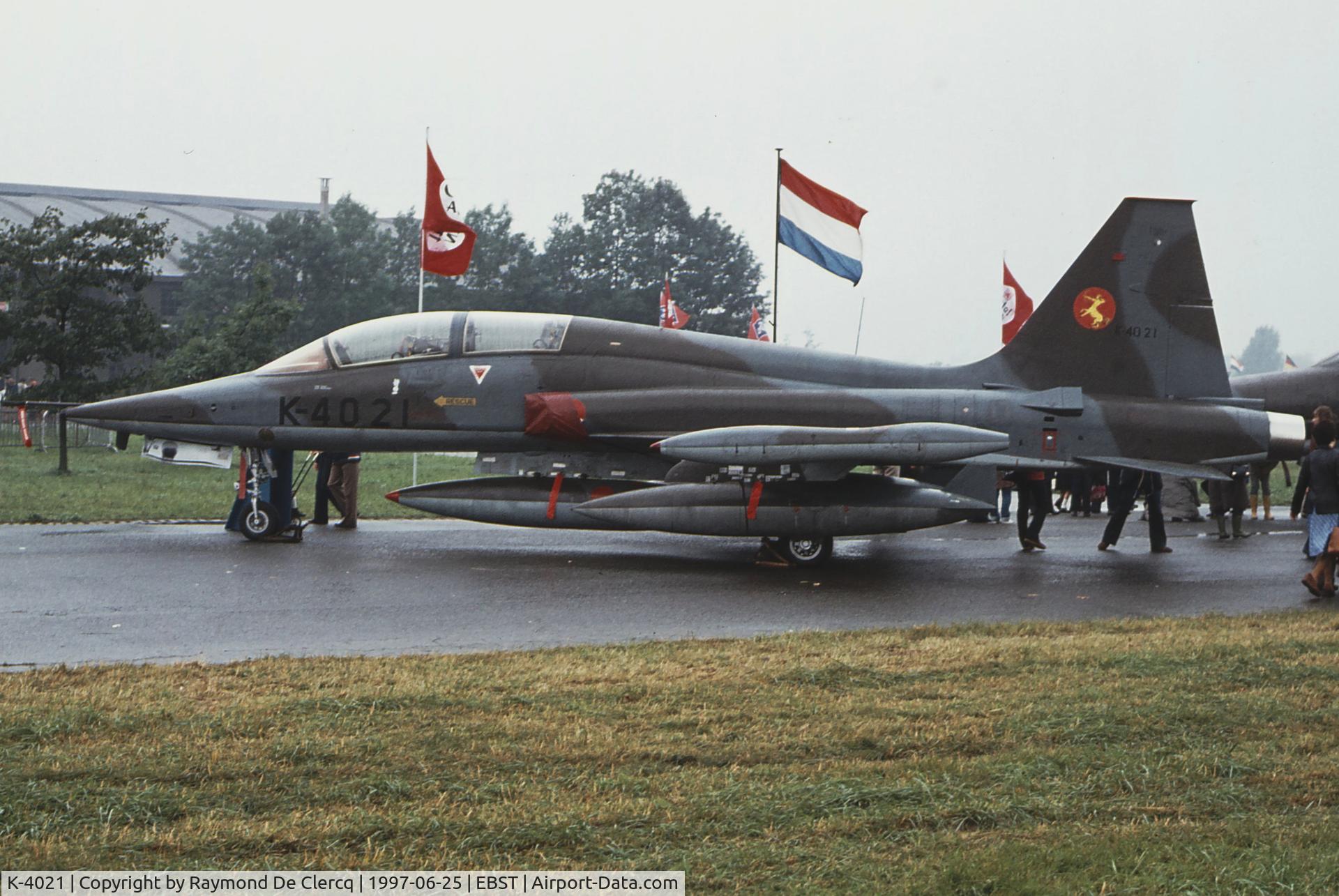 K-4021, 1971 Canadair NF-5B Freedom Fighter C/N 4021, BAF Brustem airshow 1977.