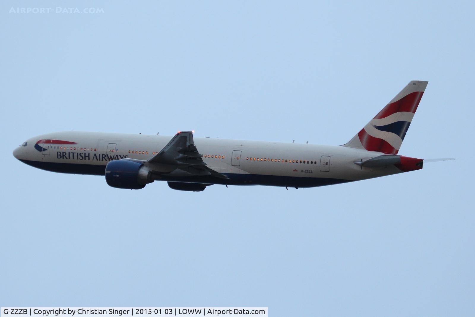 G-ZZZB, 1995 Boeing 777-236 C/N 27106, Diversion to VIE d/t Crew duty time